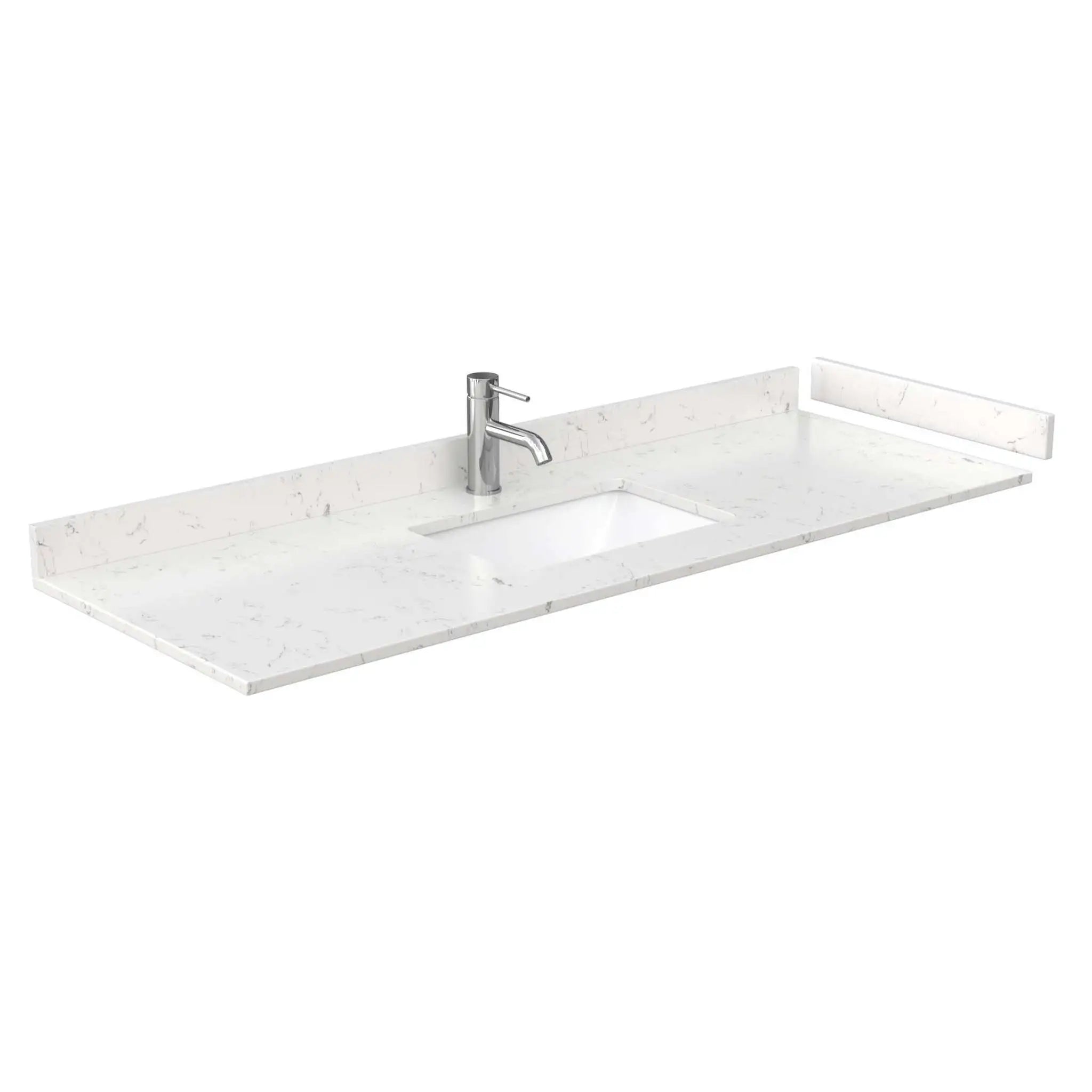 60" Marlena Single Bathroom Vanity in Black with Brushed Nickel Trim by Wyndham