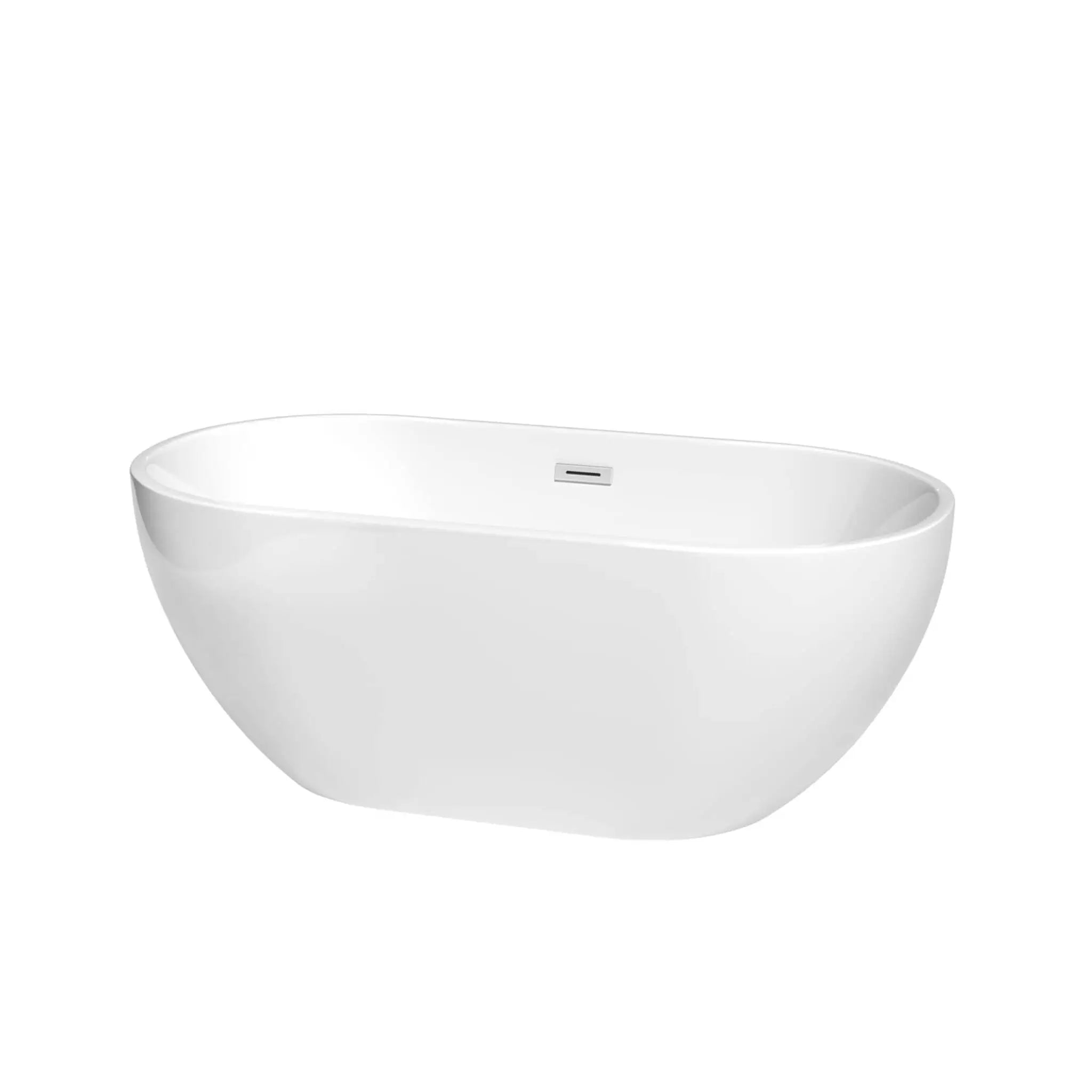 60" White Freestanding Bathtub - Brooklyn by Wyndham (WCOBT200060) image