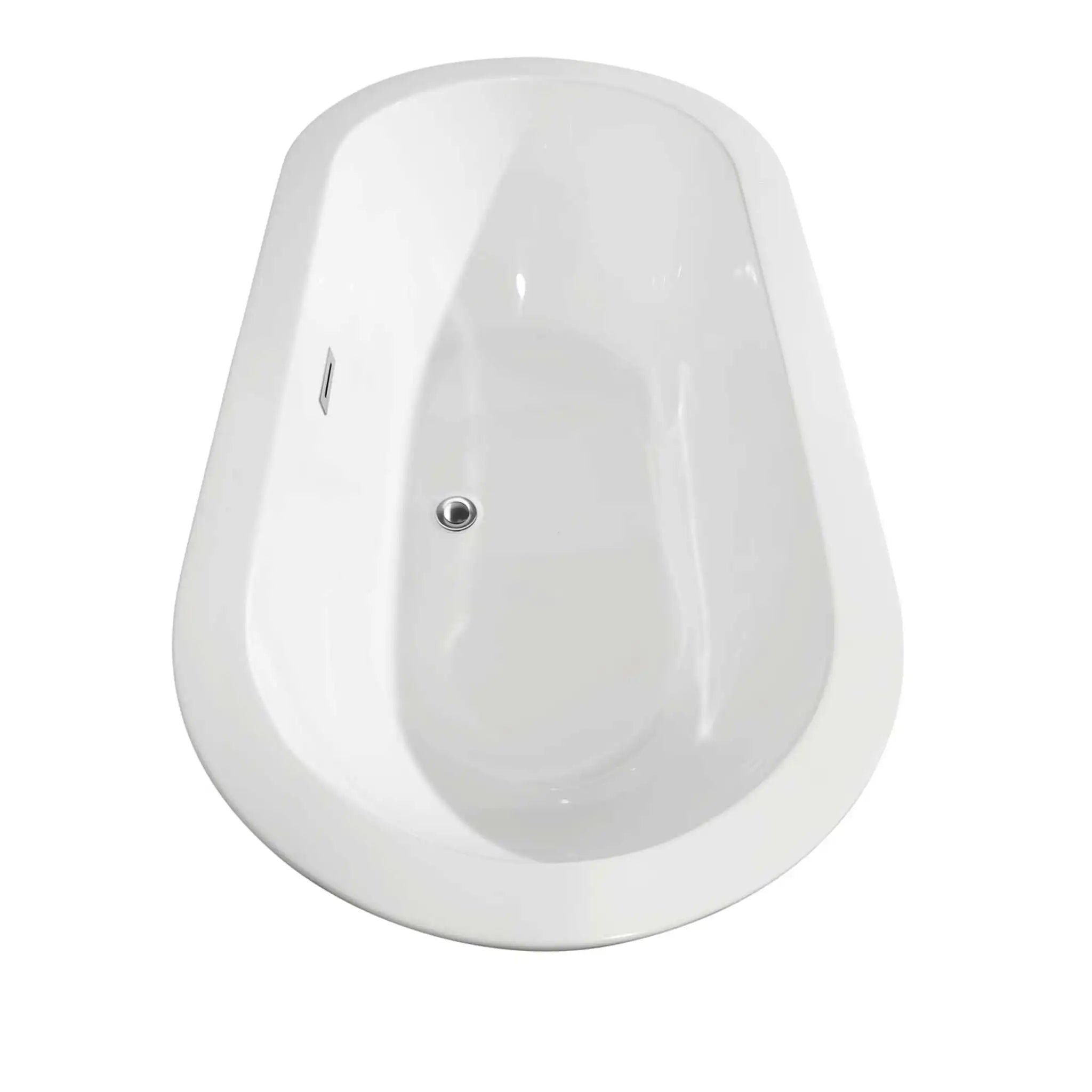 60" White Freestanding Bathtub - Soho by Wyndham (WCOBT100260) image 4