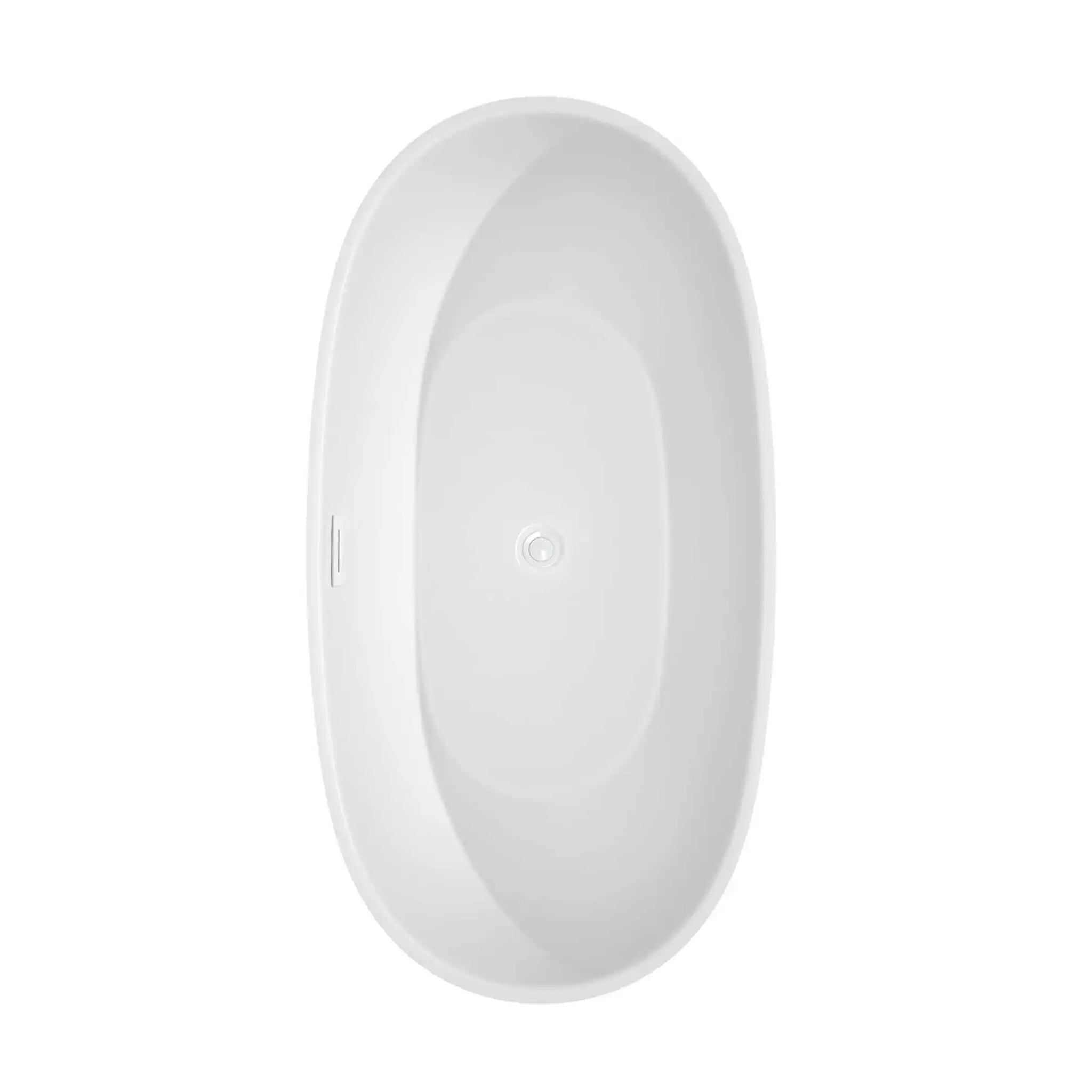 63" White Freestanding Bathtub - Juno by Wyndham (WCBTK156163SWTRIM) image 3