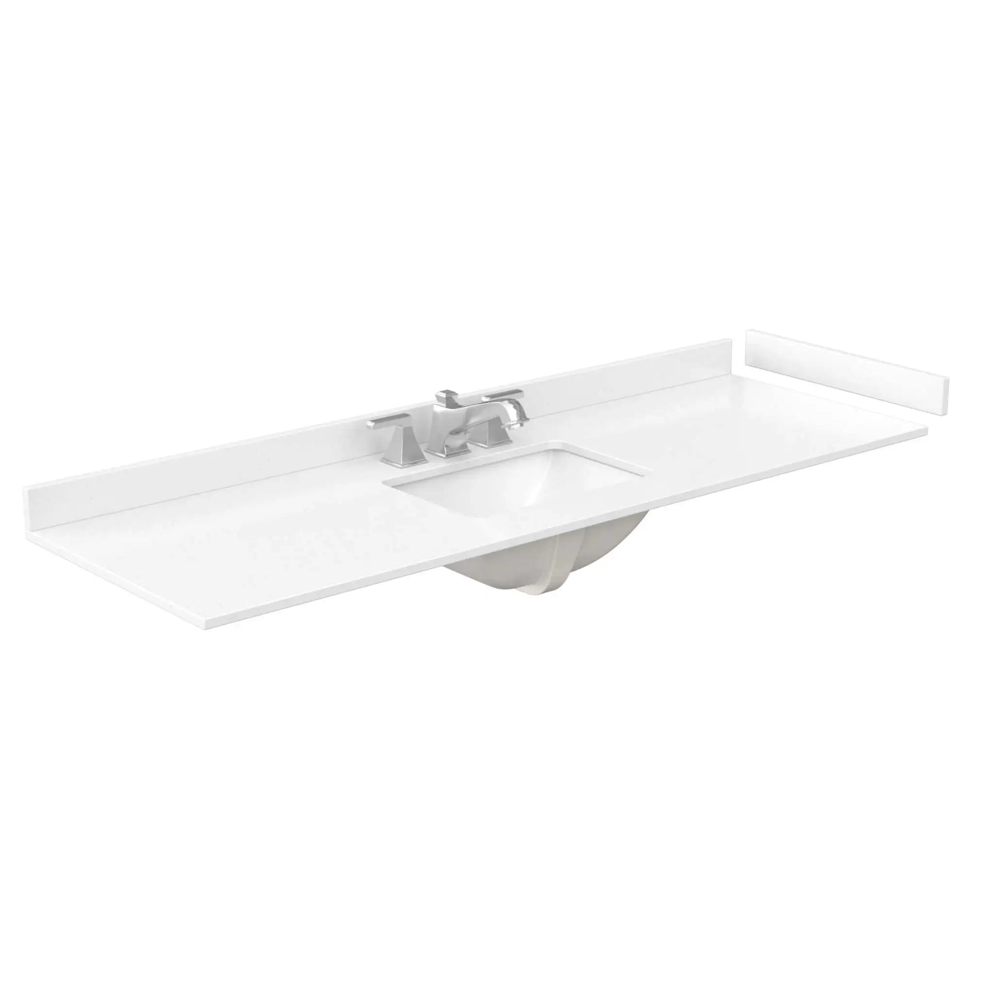 66" Beckett Single Bathroom Vanity in Dark Blue with Brushed Nickel Trim by Wyndham