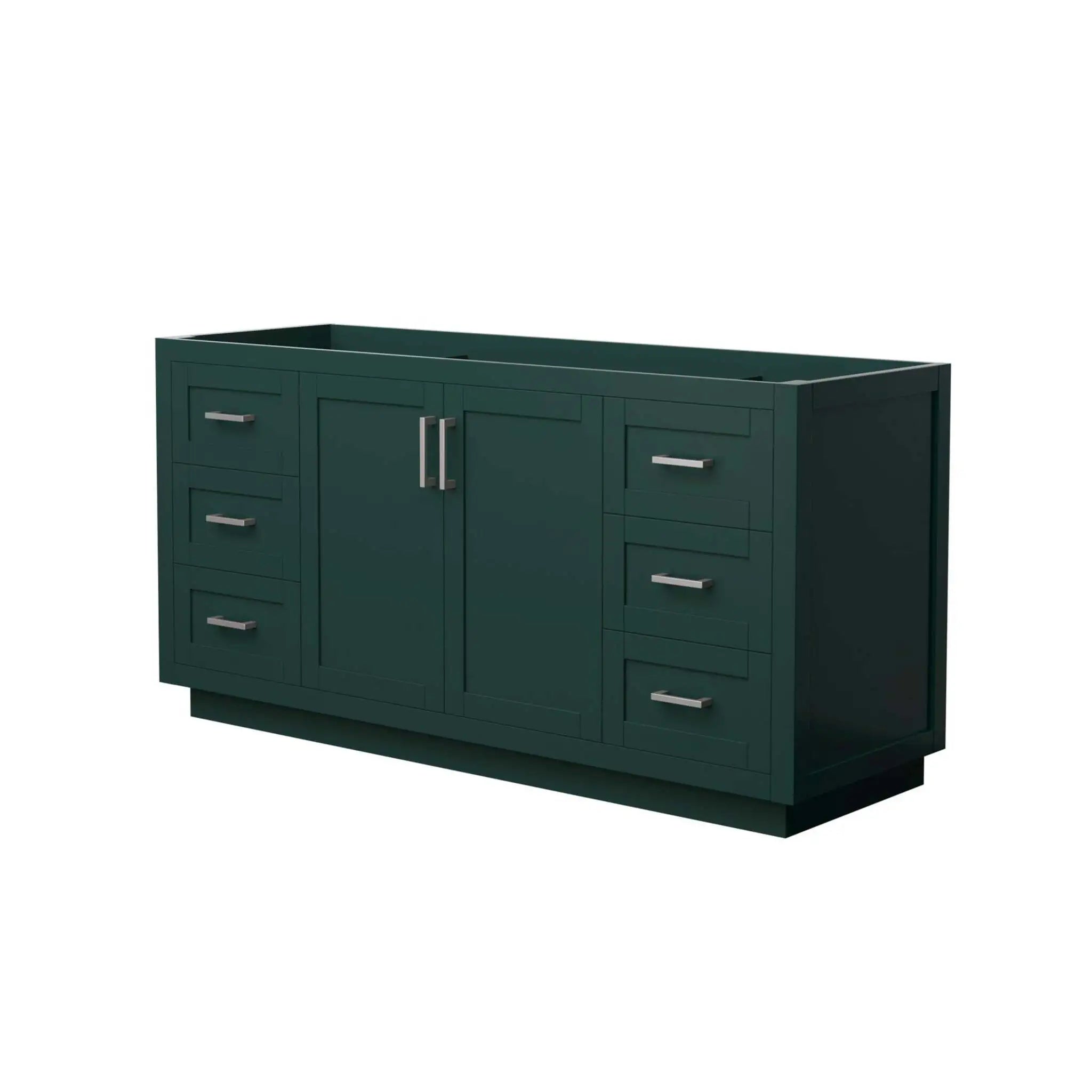 66" Miranda Single Bathroom Vanity in Green with Brushed Nickel Trim by Wyndham