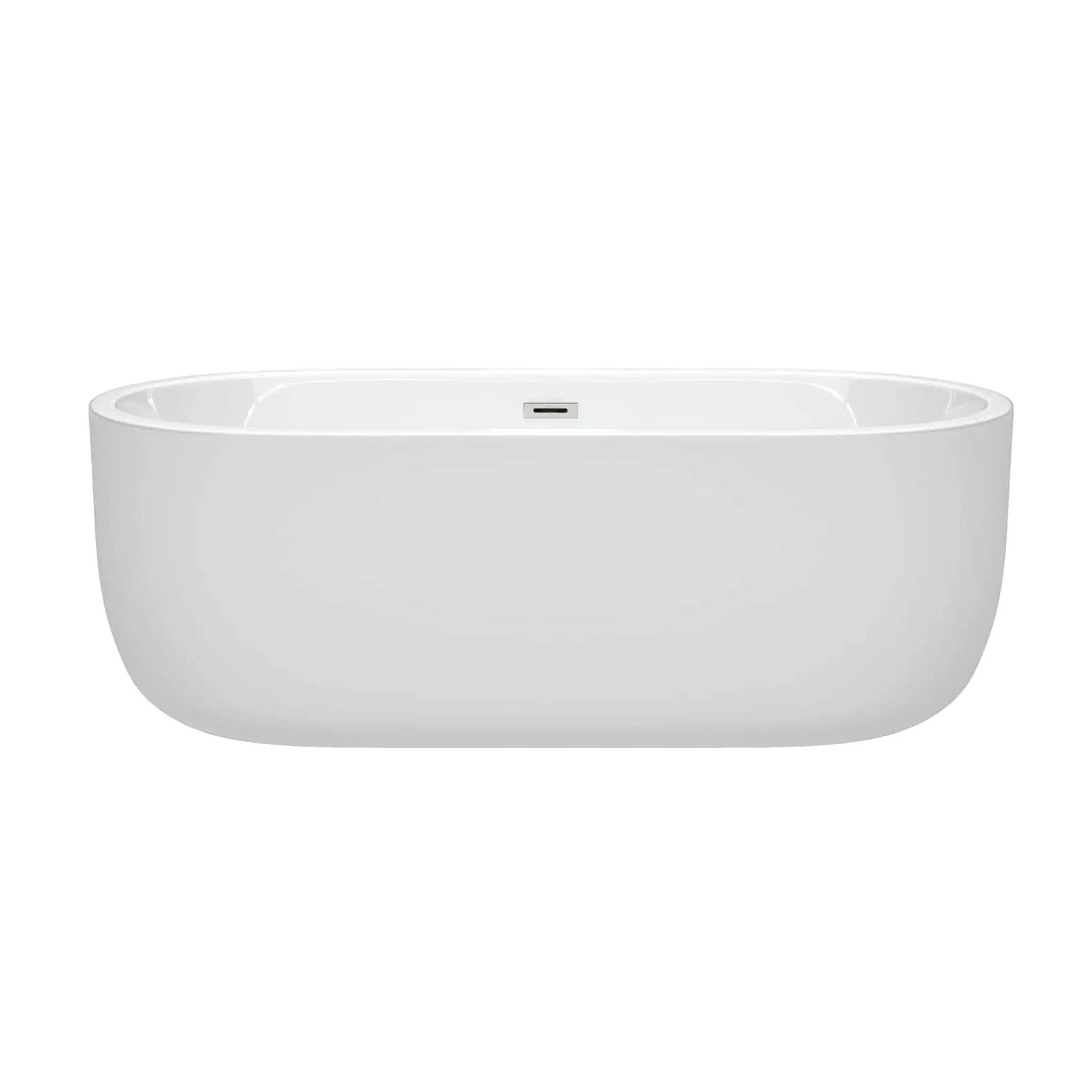 67" White Freestanding Bathtub - Juliette by Wyndham (WCOBT101367) image 2