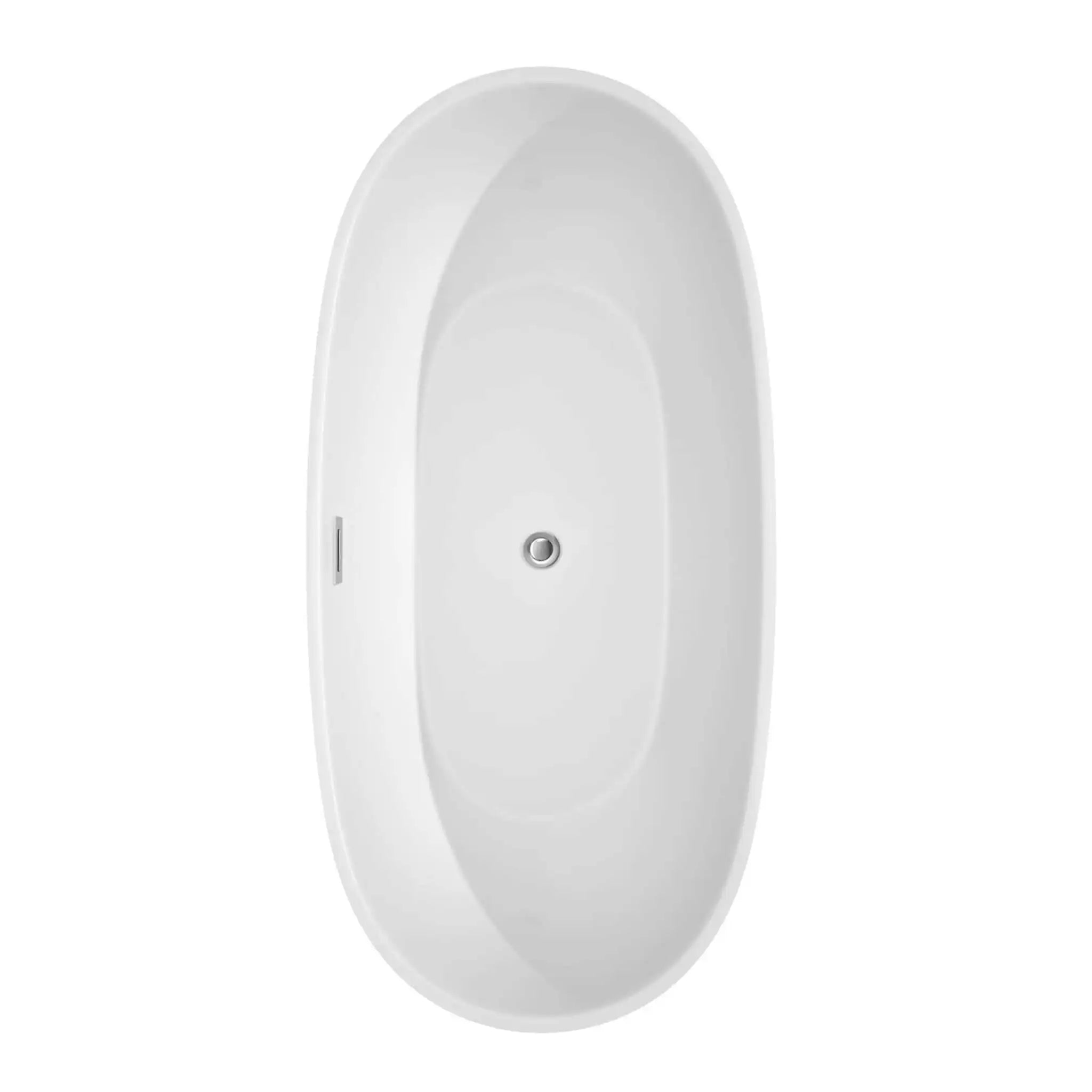 67" White Freestanding Bathtub - Juno by Wyndham (WCBTK156167) image 3