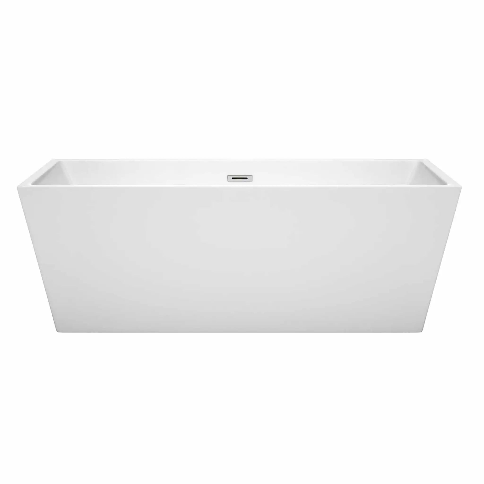 67" White Freestanding Bathtub - Sara by Wyndham (WCBTK151467) image 2