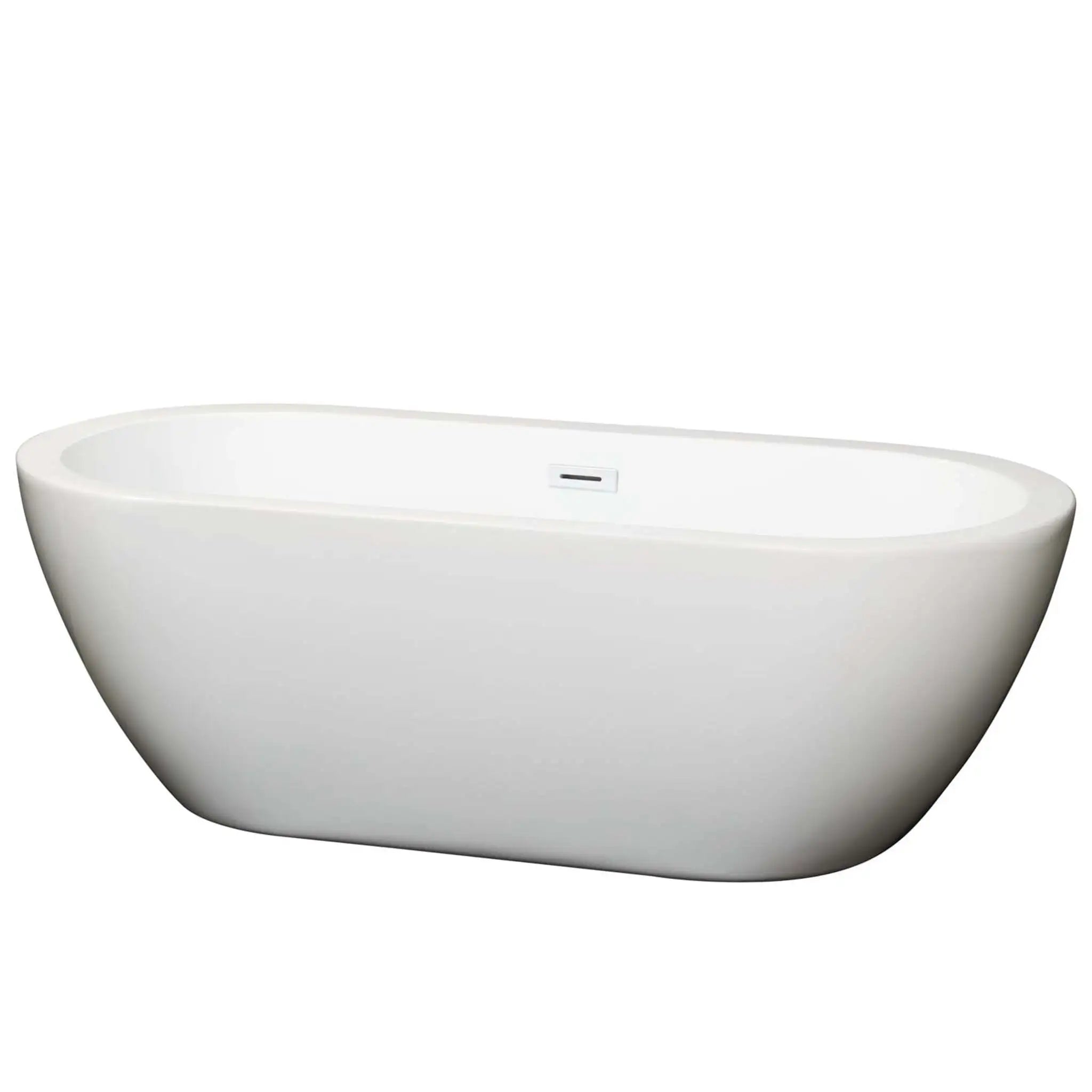 68" White Freestanding Bathtub - Soho by Wyndham (WCOBT100268SWTRIM) image