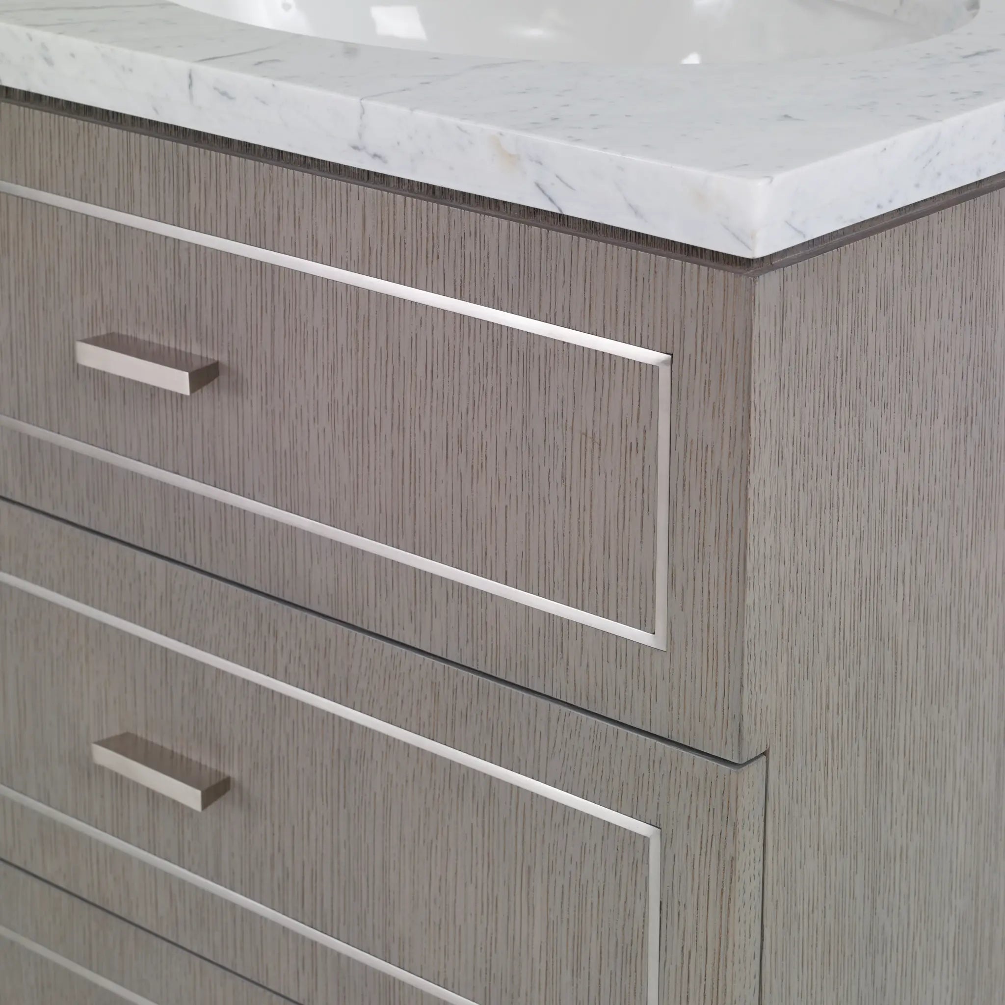 68" Woodbury Sink Chest - Warm Grey by Ambella Home image 2