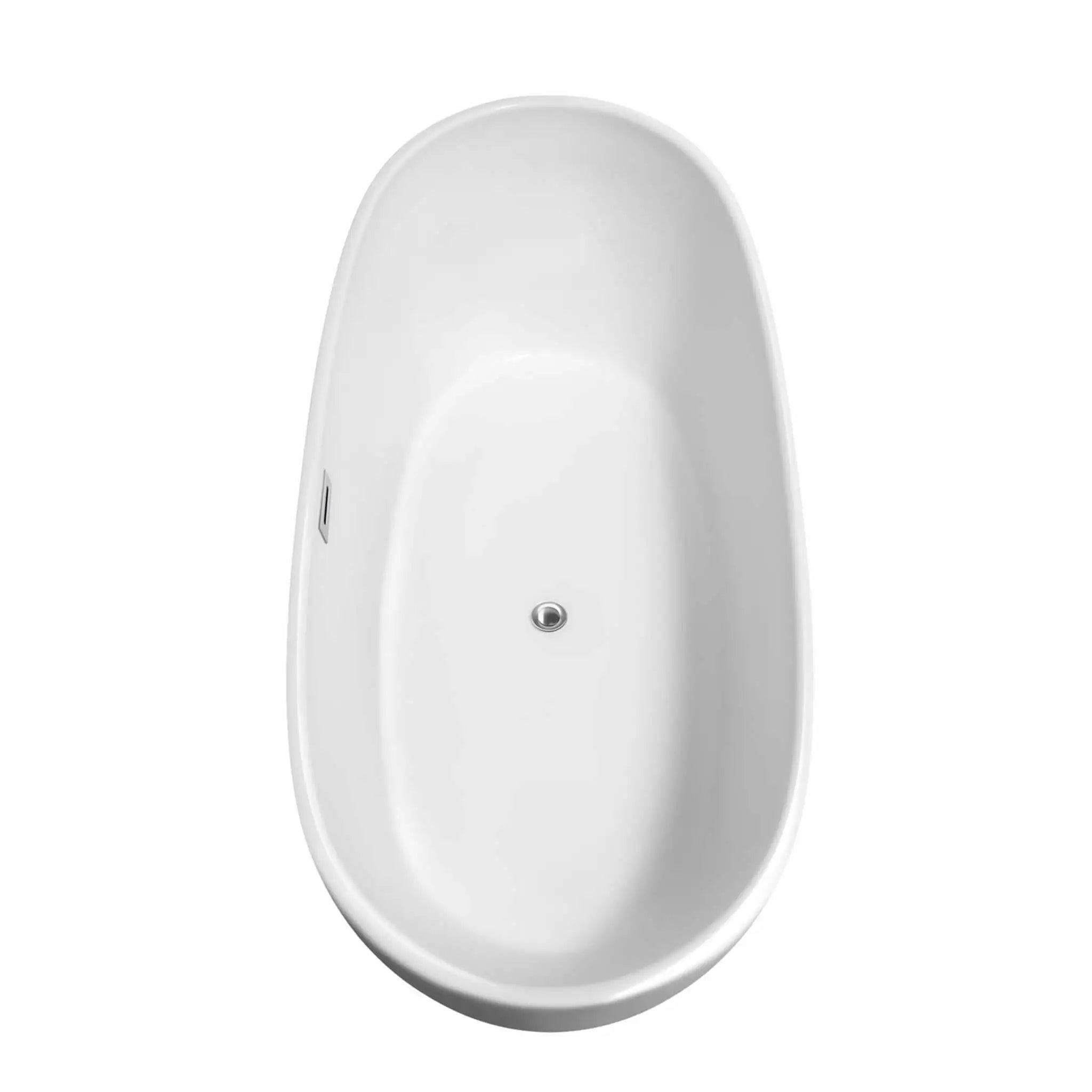 70" White Freestanding Bathtub - Rebecca by Wyndham (WCOBT101470) image 4