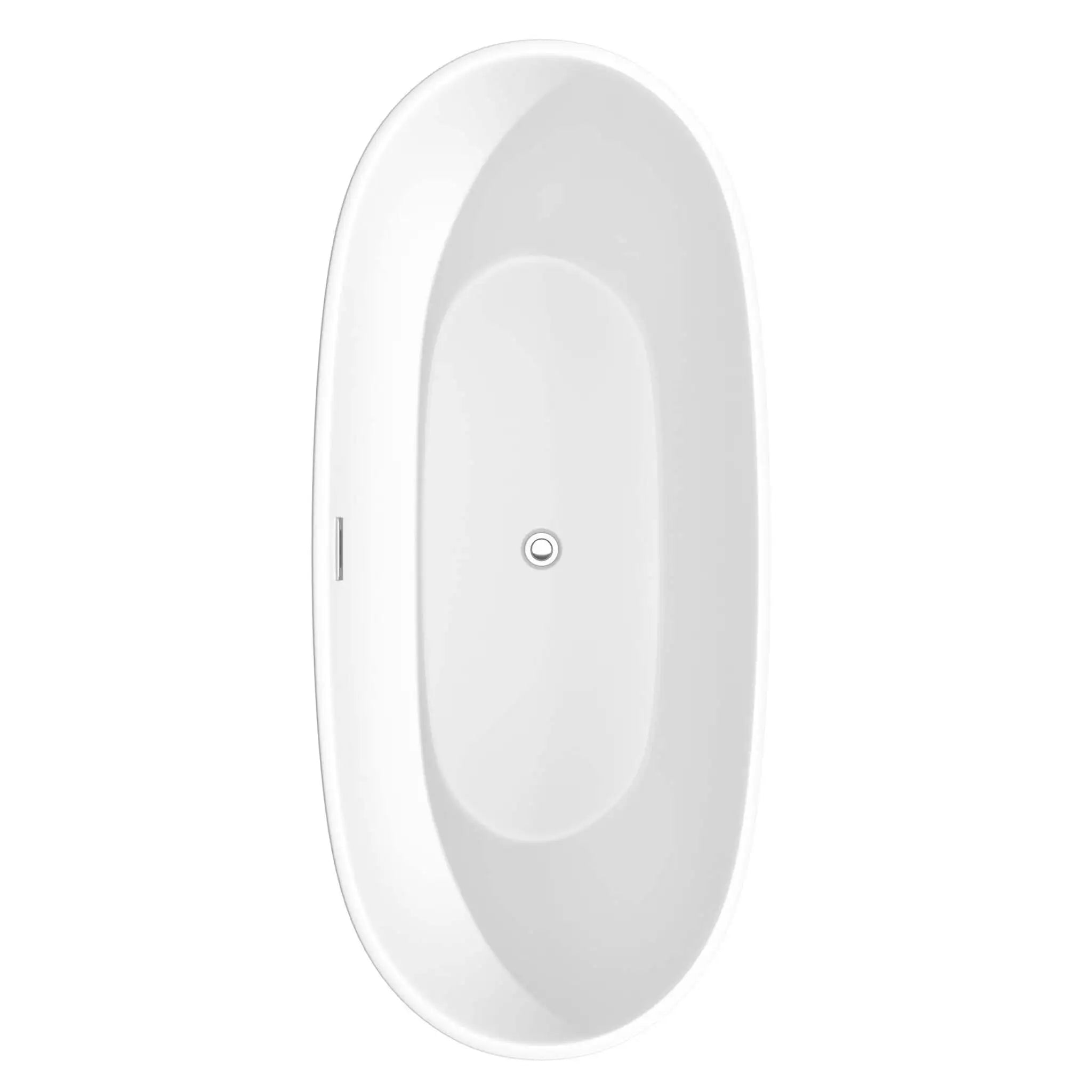 71" Matte White Freestanding Bathtub - Juno by Wyndham (WCBTE306171MW) image 4