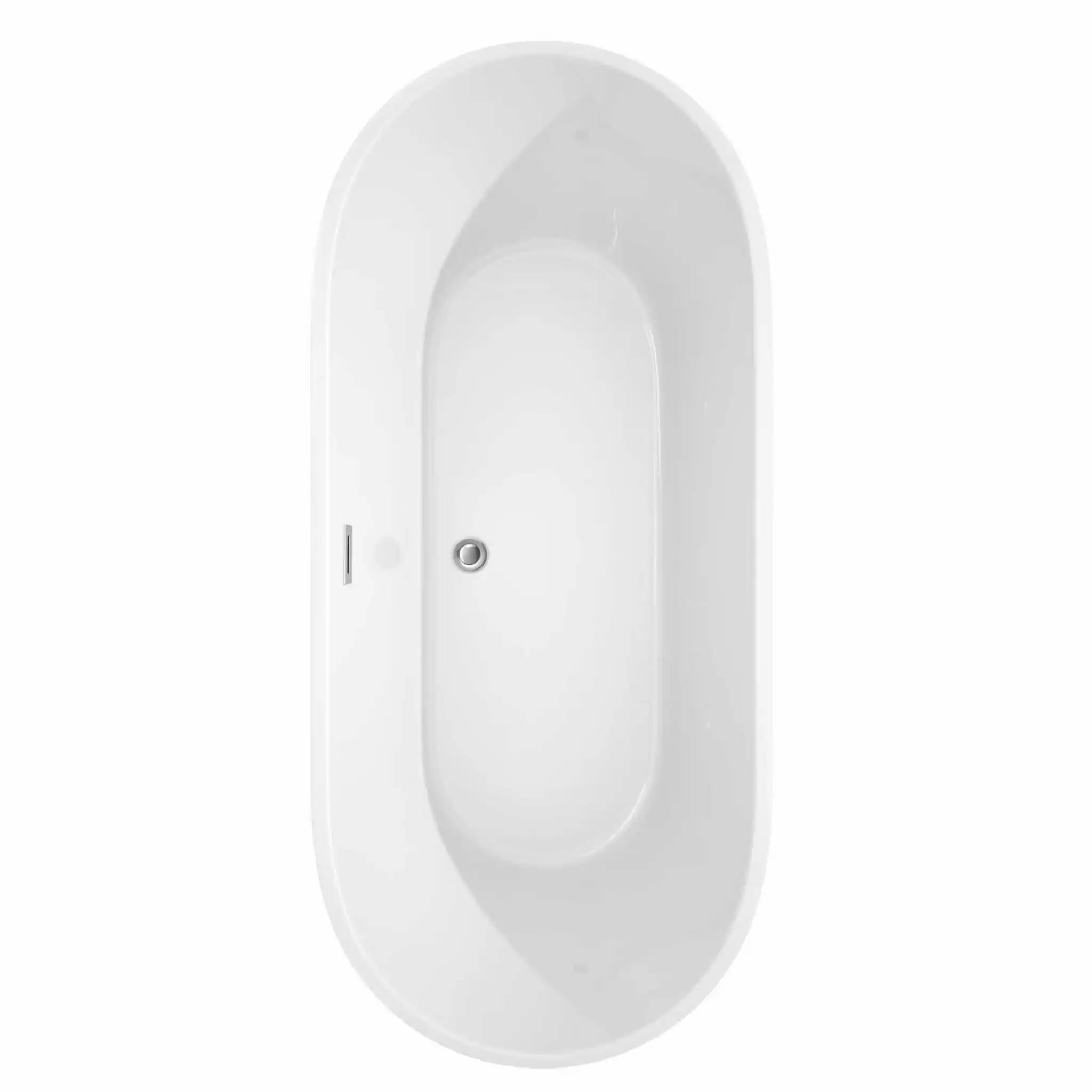 71" White Freestanding Bathtub - Carissa by Wyndham (WCOBT101271) image 4