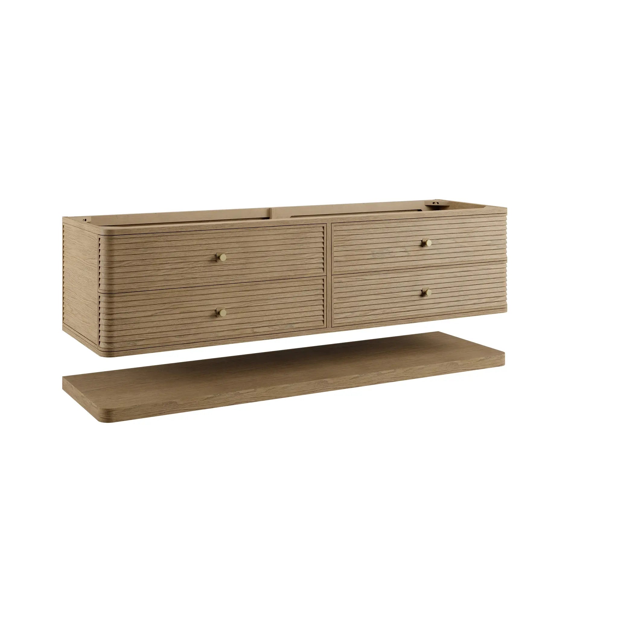 72 Allamari Double Vanity In Dune Mist Standard Cabinet Only No Top 1