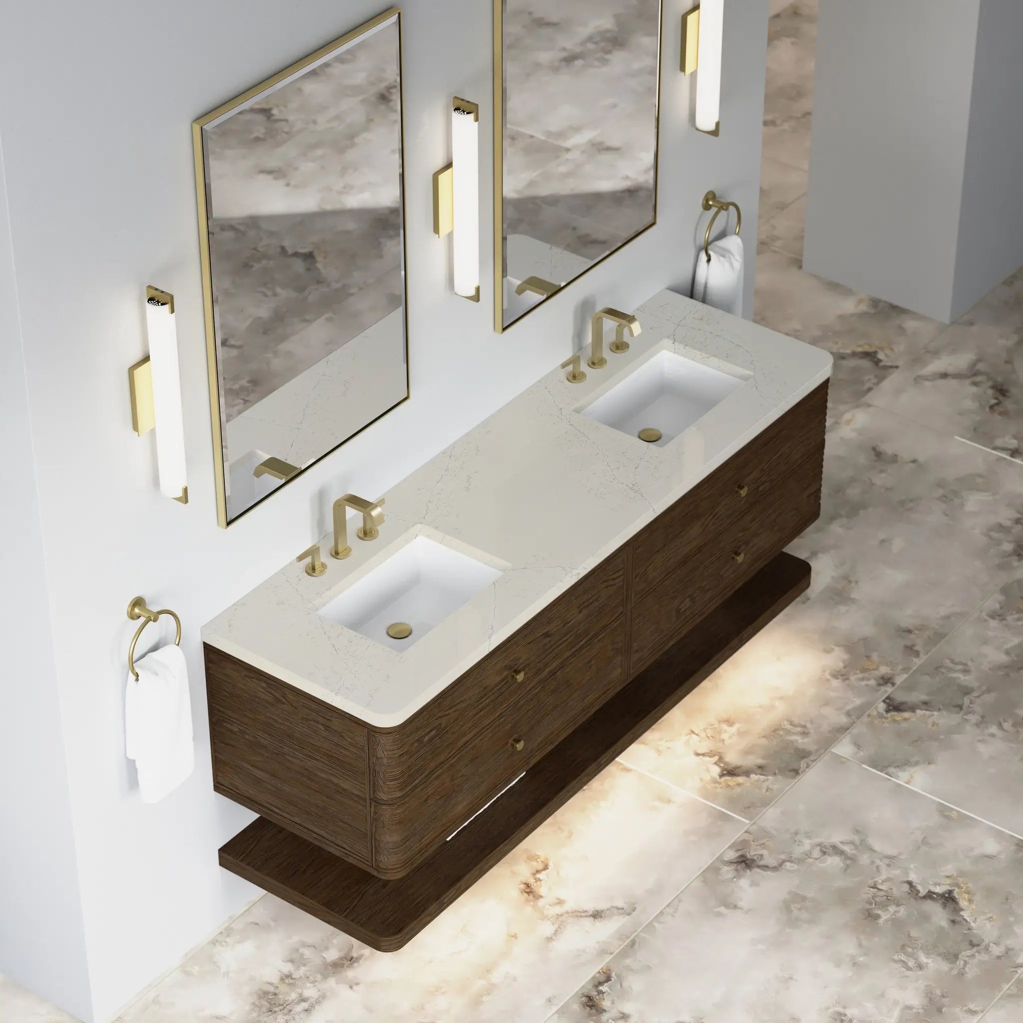 72 Allamari Double Vanity In Sable Standard Siberian Silestone 8 Widespread 7