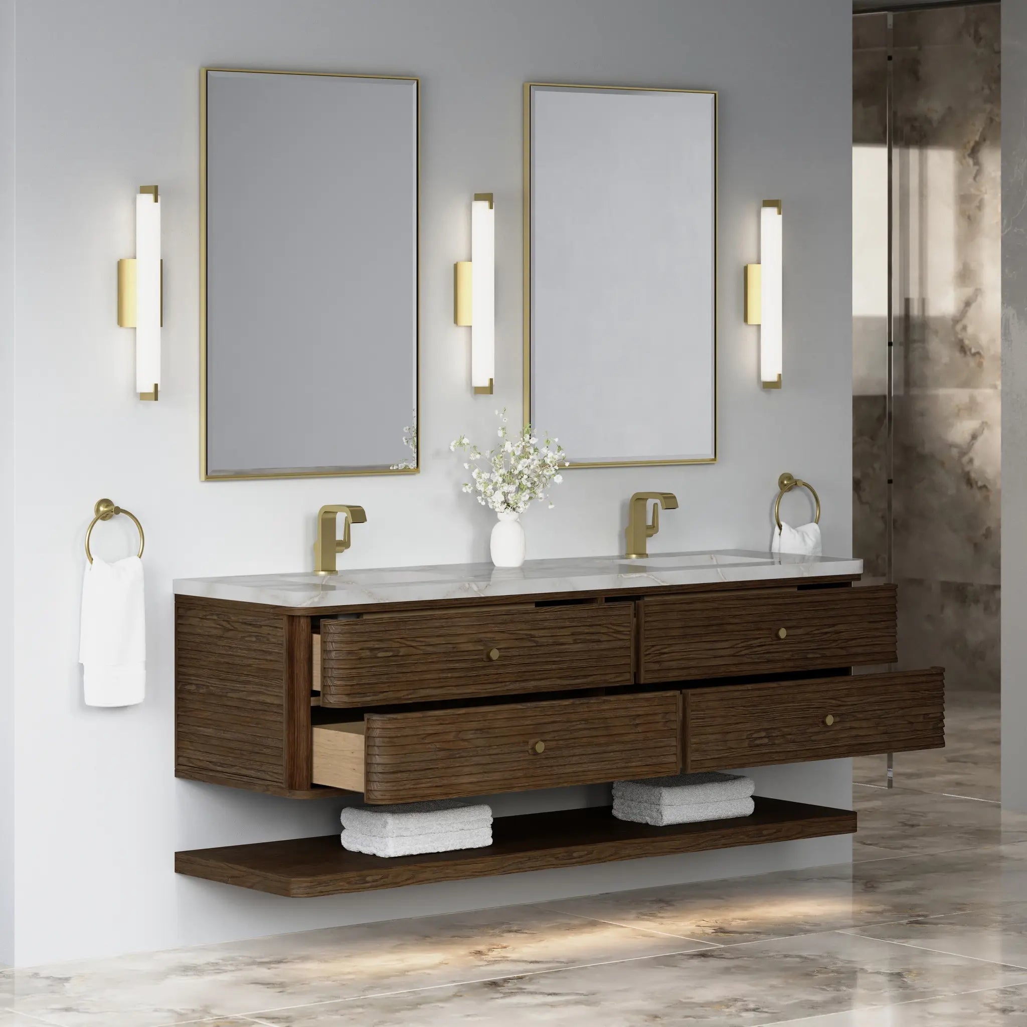 72 Allamari Double Vanity In Sable Standard Victorian Silver Silestone Single Hole 5