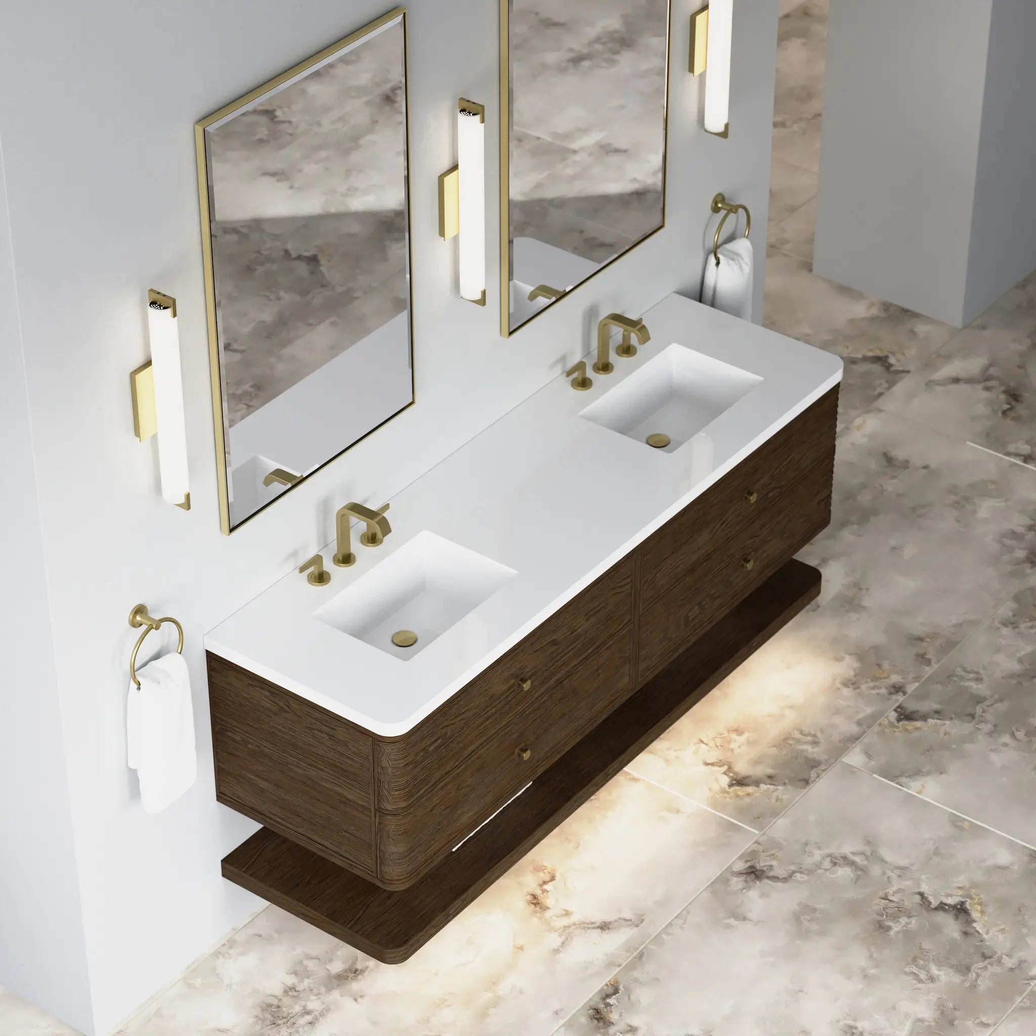 72 Allamari Double Vanity In Sable Standard White Zeus Silestone 8 Widespread 11