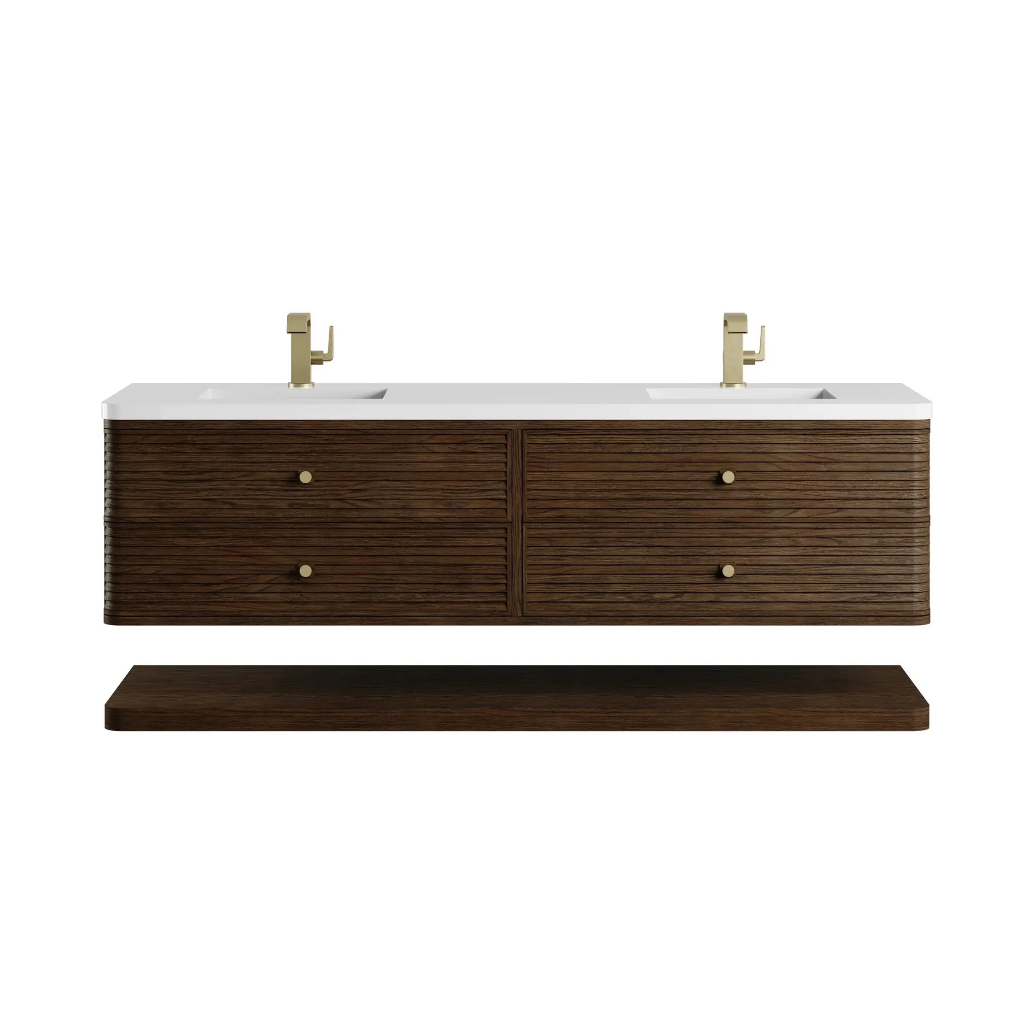 72 Allamari Double Vanity In Sable Standard White Zeus Silestone Single Hole 1