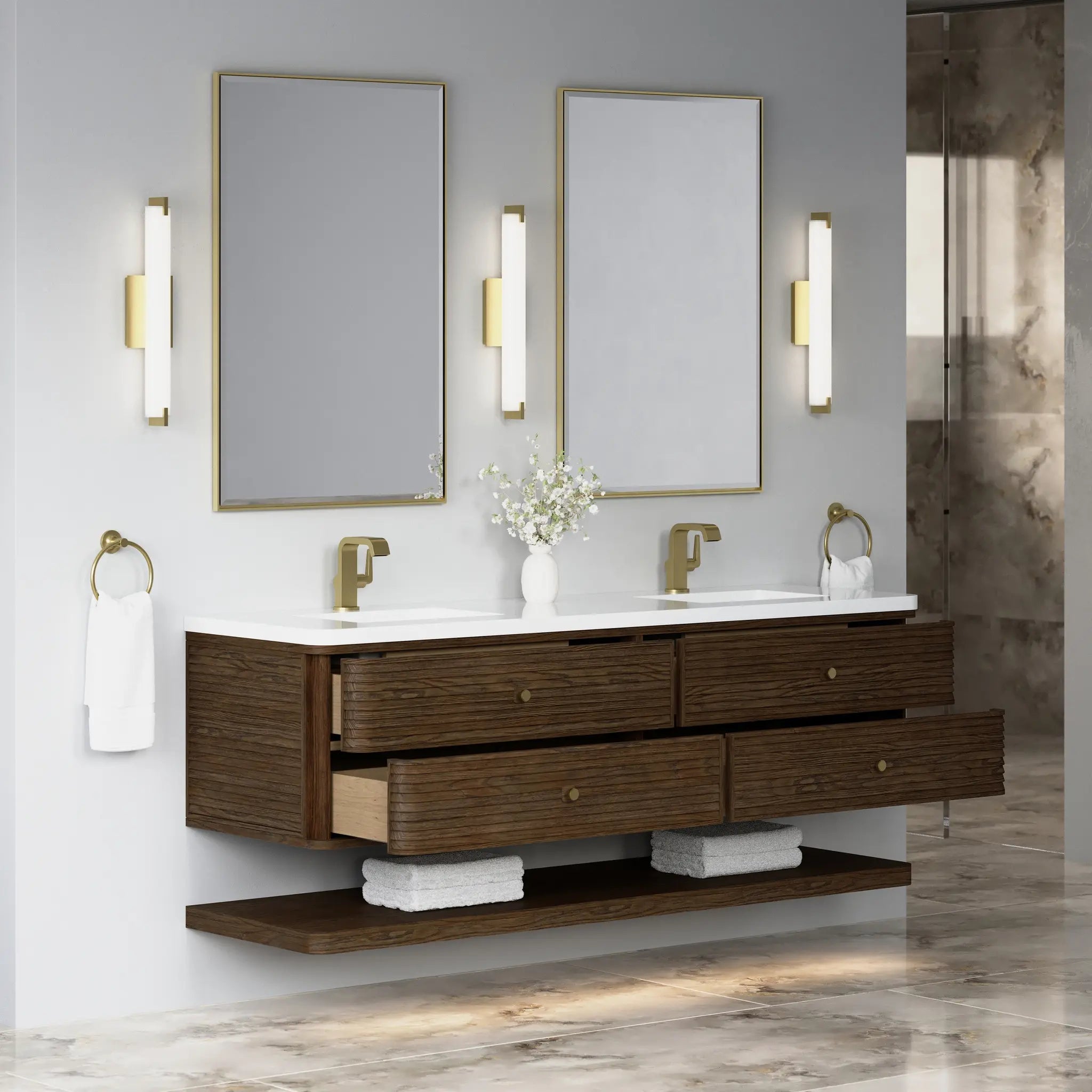 72 Allamari Double Vanity In Sable Standard White Zeus Silestone Single Hole 8