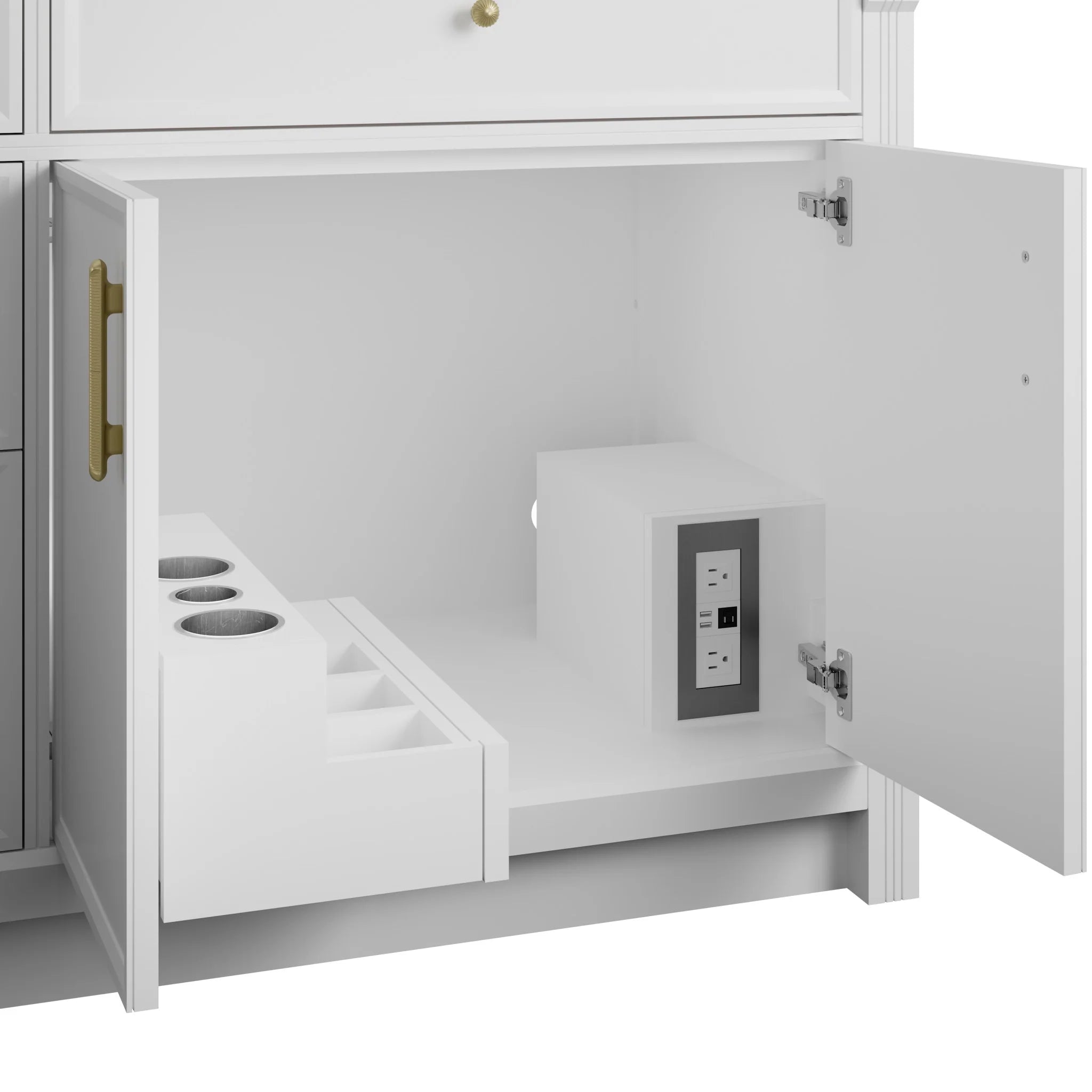 72" Bellshire Double Vanity in Bright White by James Martin Vanities-Tajnar Eclos 12