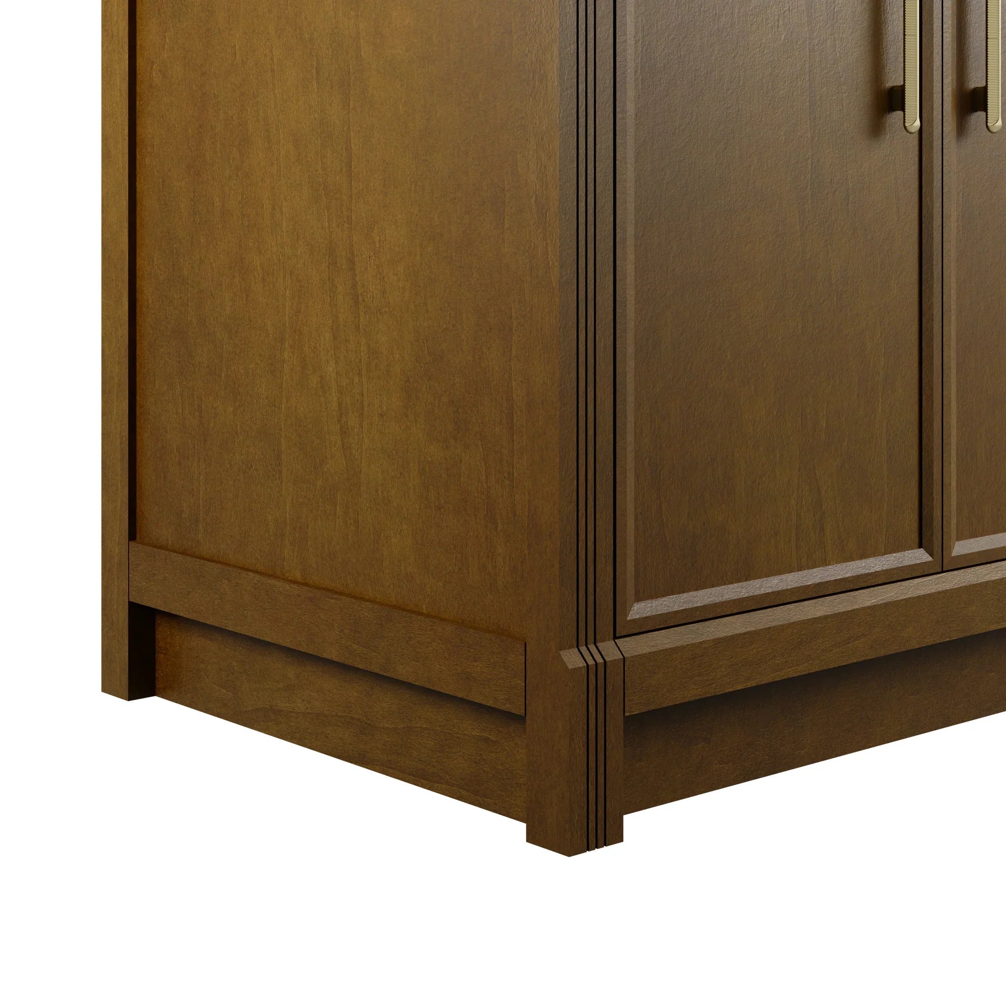 72" Bellshire Double Vanity in Honey Oak w/FreePower Wireless Charger by James Martin Vanities-Eternal Jasmine Pearl Silestone 14