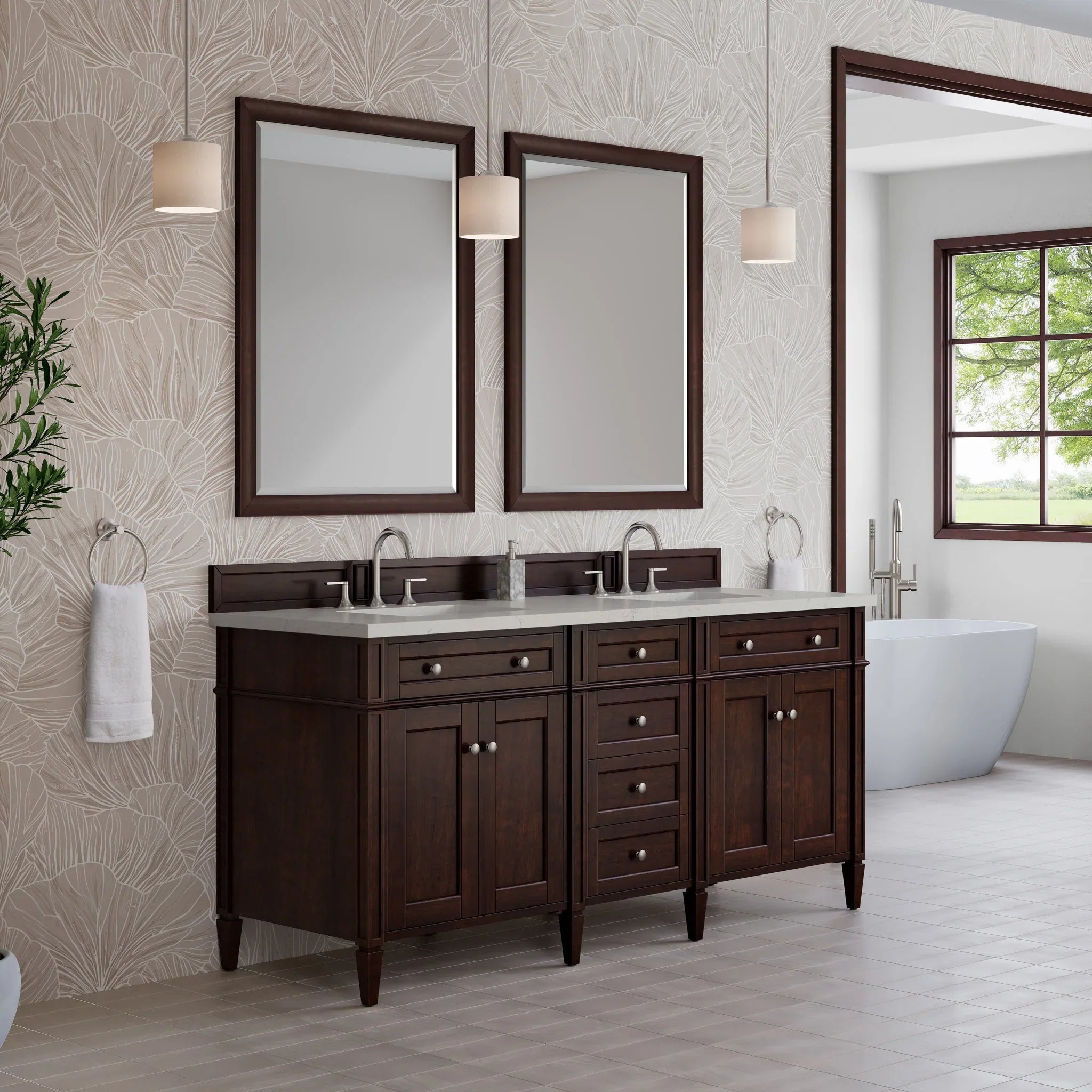72-brittany-double-vanity-in-burnished-mahogany-w-freepower-wireless-charger-by-james-martin-vanities-siberian-silestone image 5