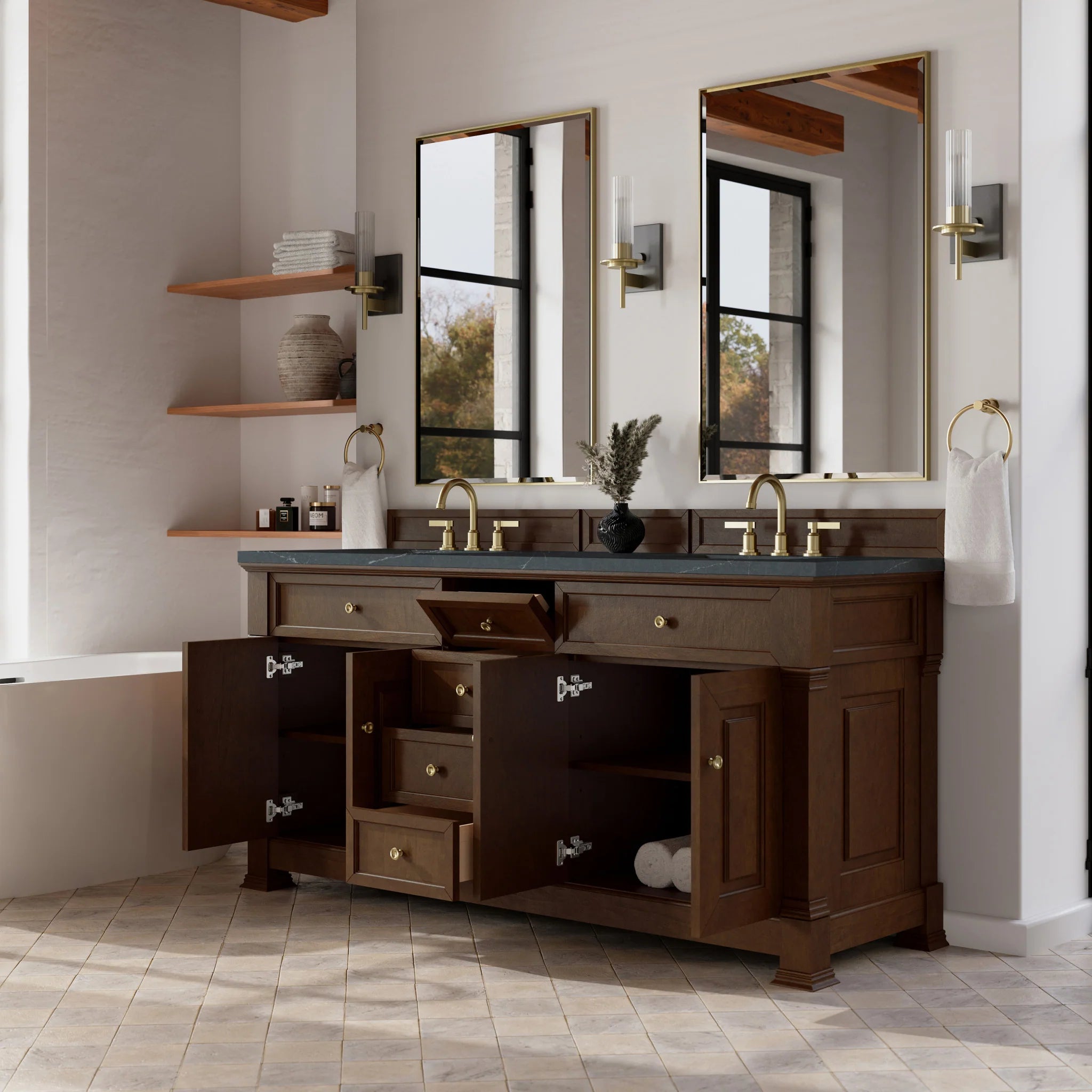 72-brookfield-double-vanity-in-honey-oak-by-james-martin-vanities-charcoal-soapstone-silestone image 8