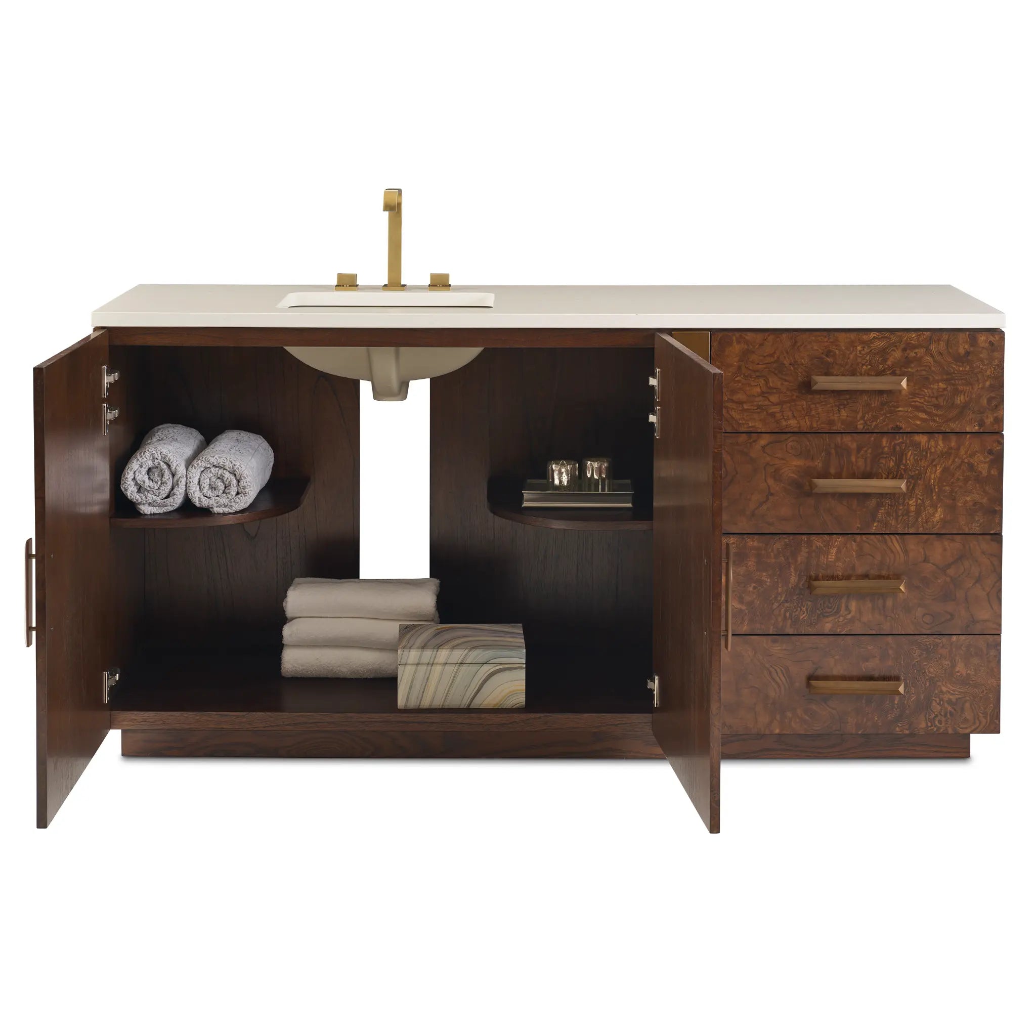 72" Brussels Sink Chest - Olive Burl by Ambella Home image 4