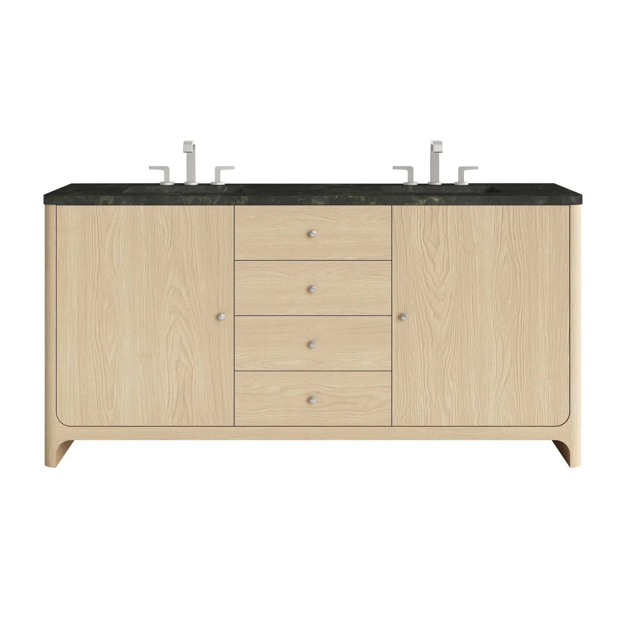 72 Gracyn Double Vanity In Coastal Driftwood Standard Phantome Eclos 8 Widespread 1
