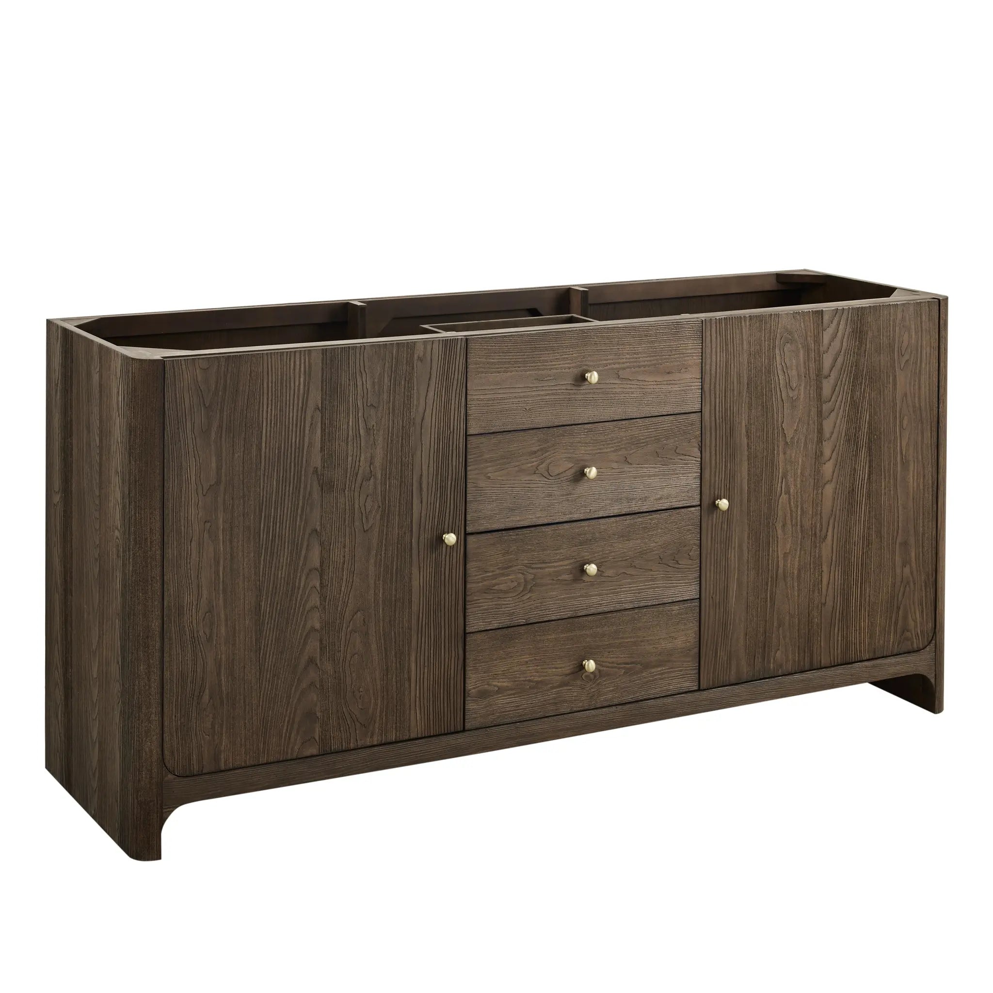 72 Gracyn Double Vanity In Sable Standard Cabinet Only No Top 1