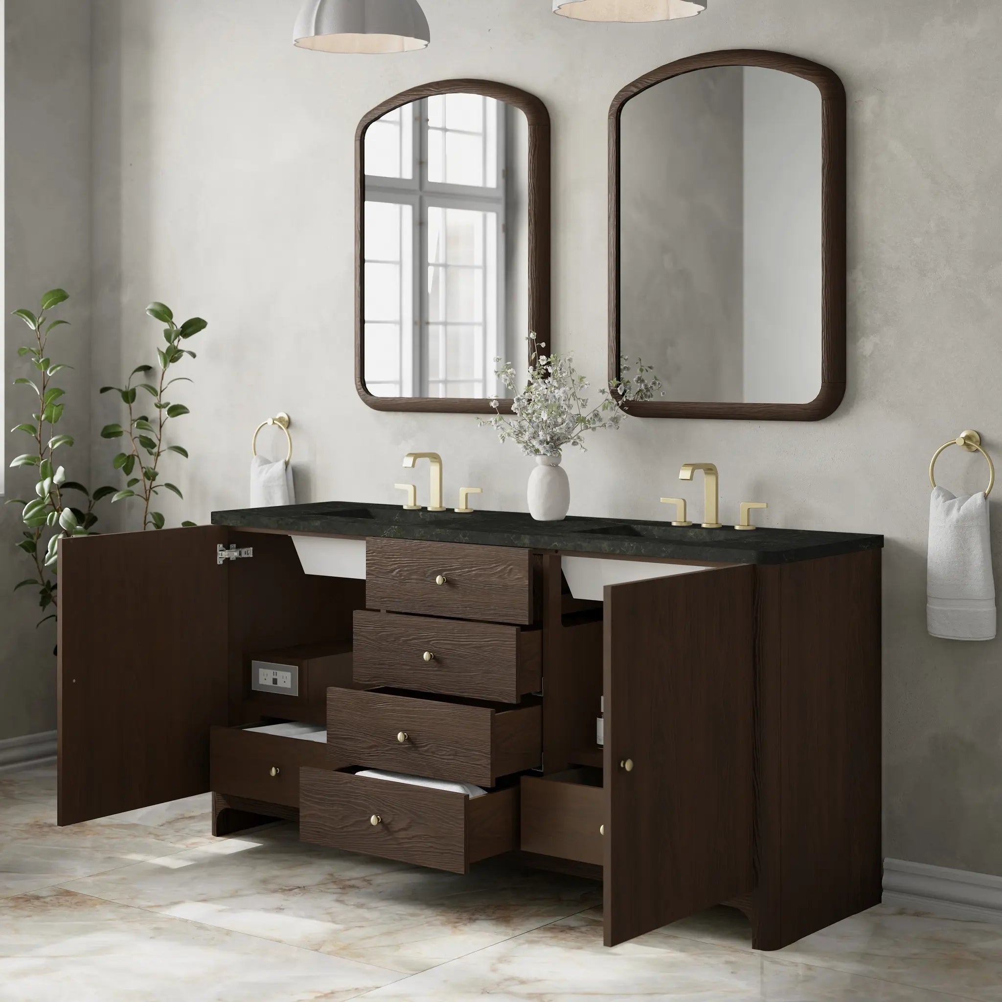 72 Gracyn Double Vanity In Sable Standard Phantome Eclos 8 Widespread 4