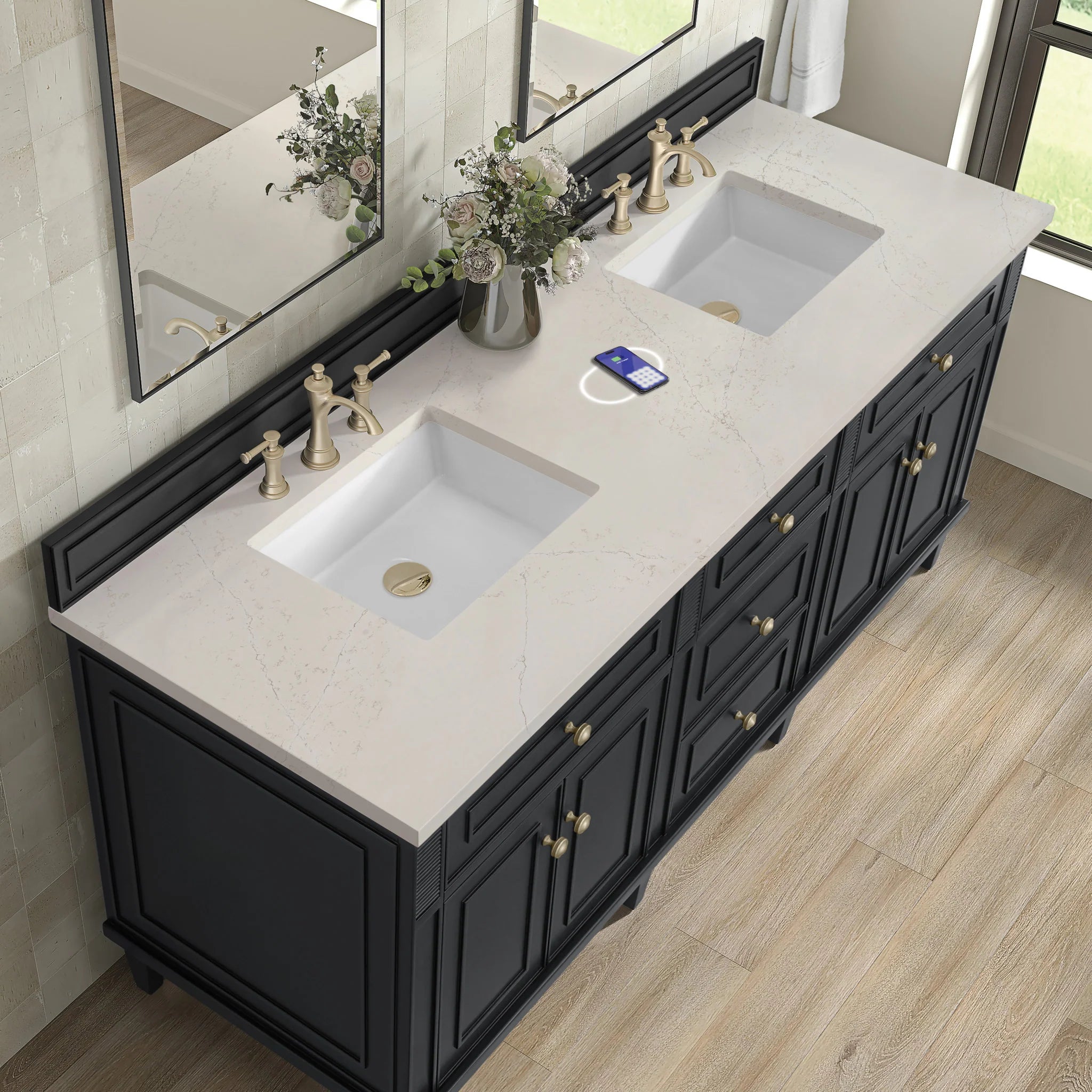 72-lorelai-double-vanity-cabinet-in-black-onyx-w-freepower-wireless-charger-by-james-martin-vanities-424-v72-m-bko-siberian-silestone image 14