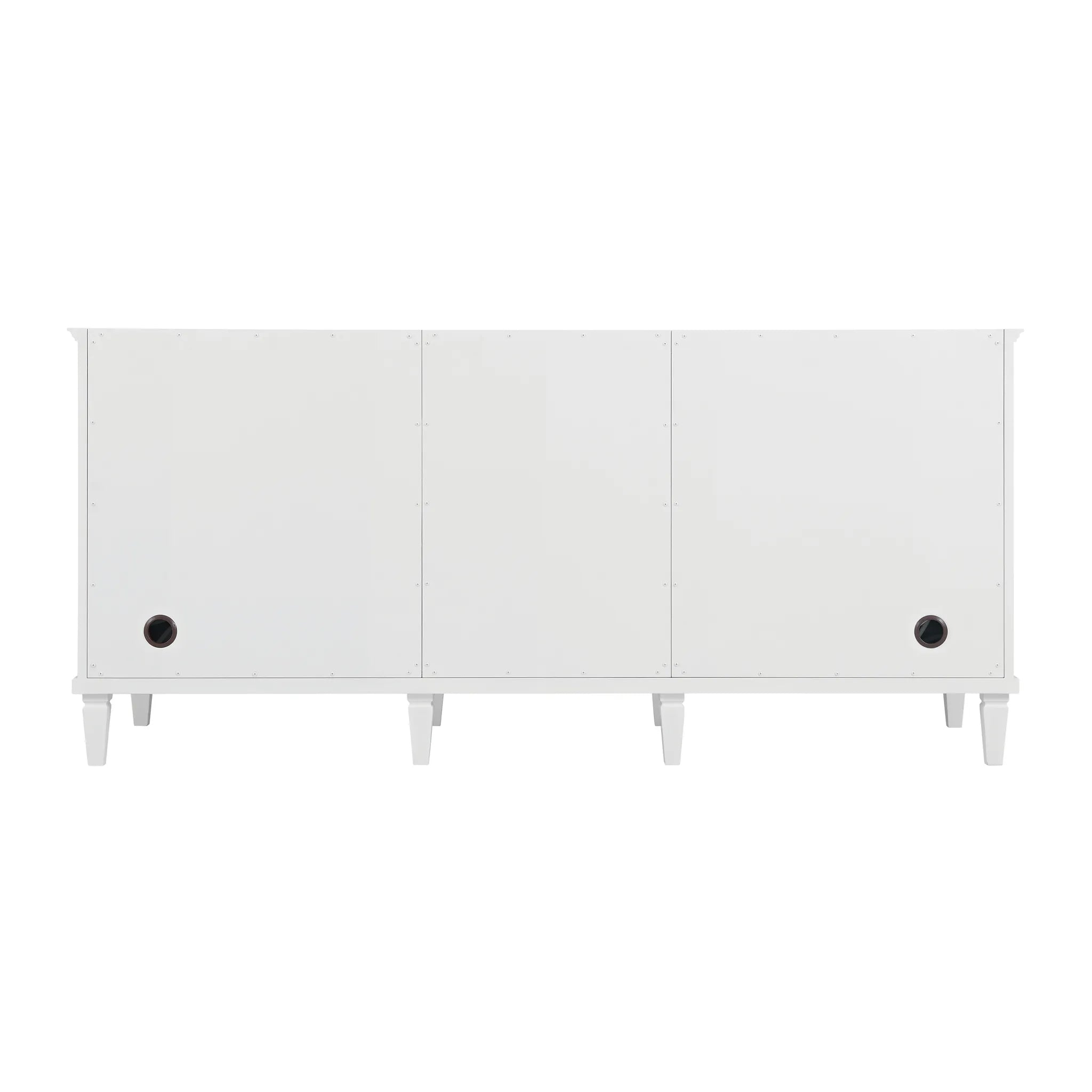 72" Lorelai Double Vanity in Bright White w/FreePower Wireless Charger-Cabinet Only-Not Available image 3