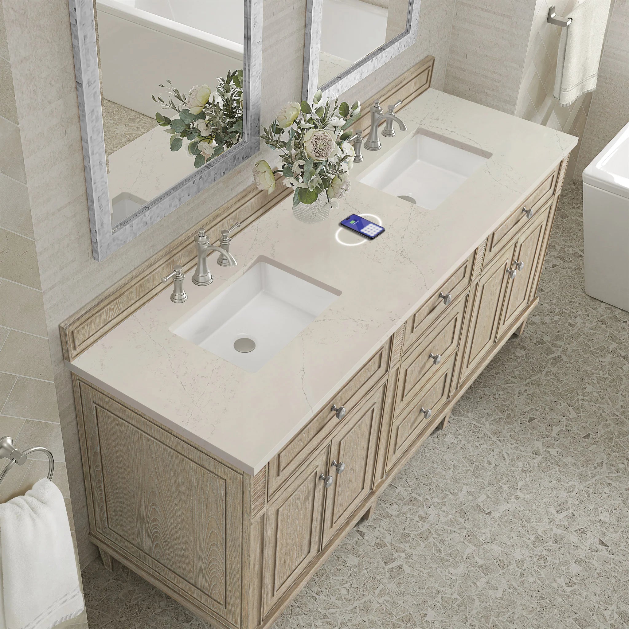72-lorelai-double-vanity-in-whitewashed-oak-w-freepower-wireless-charger-by-james-martin-vanities-siberian-silestone image 14