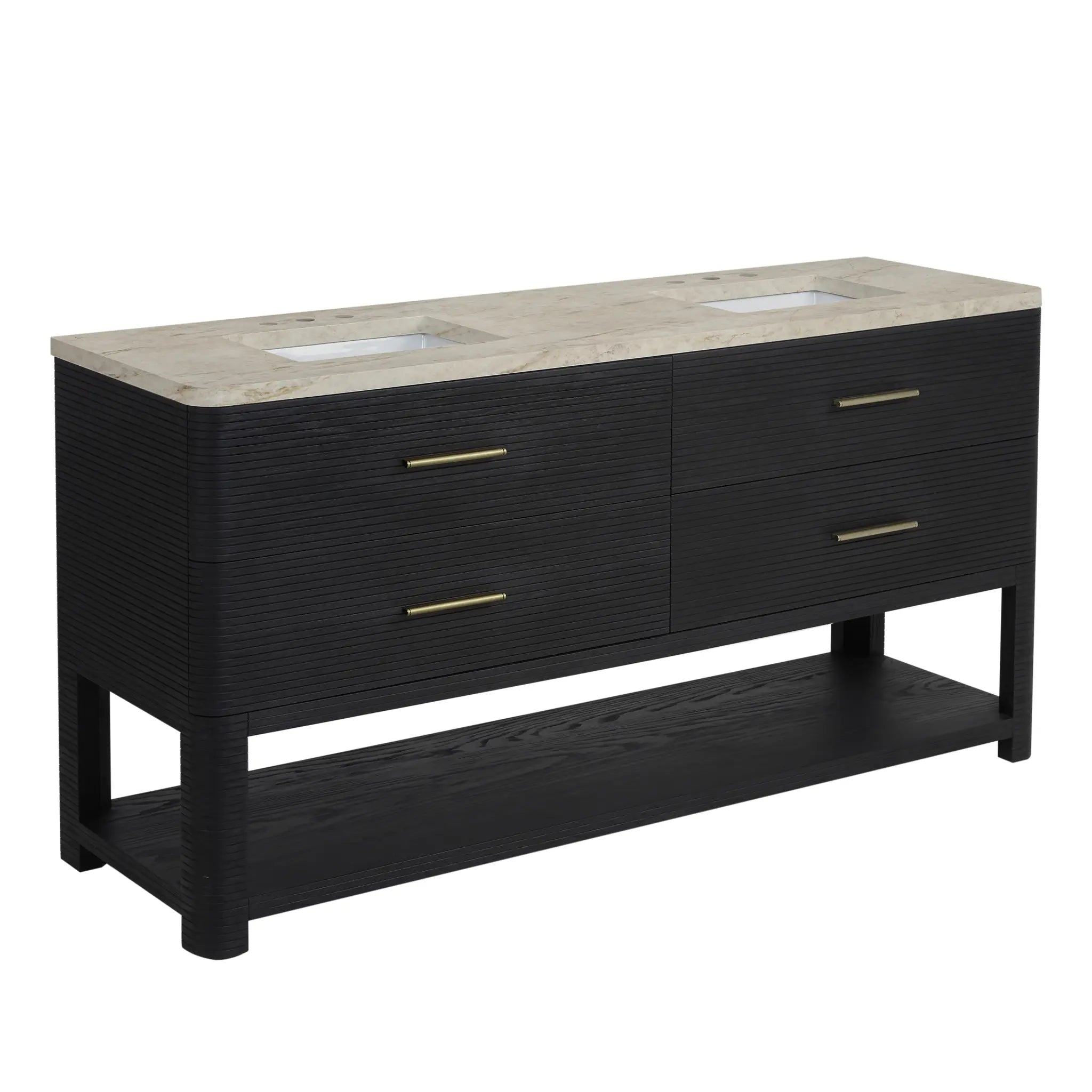 72 Lucian Double Vanity In Carbon Oak Standard Tajnar Eclos 8 Widespread 9