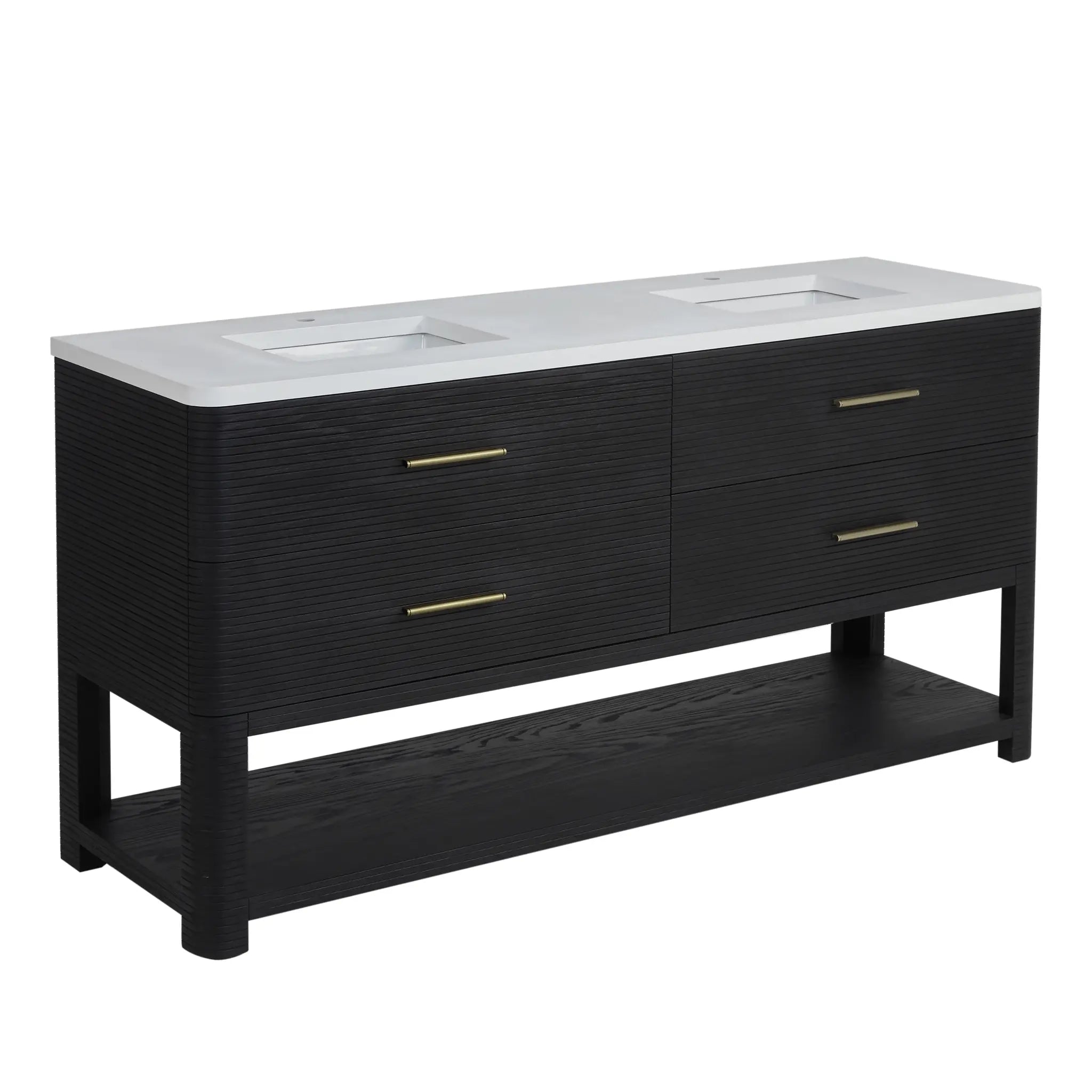 72 Lucian Double Vanity In Carbon Oak Standard White Zeus Silestone 8 Widespread 12