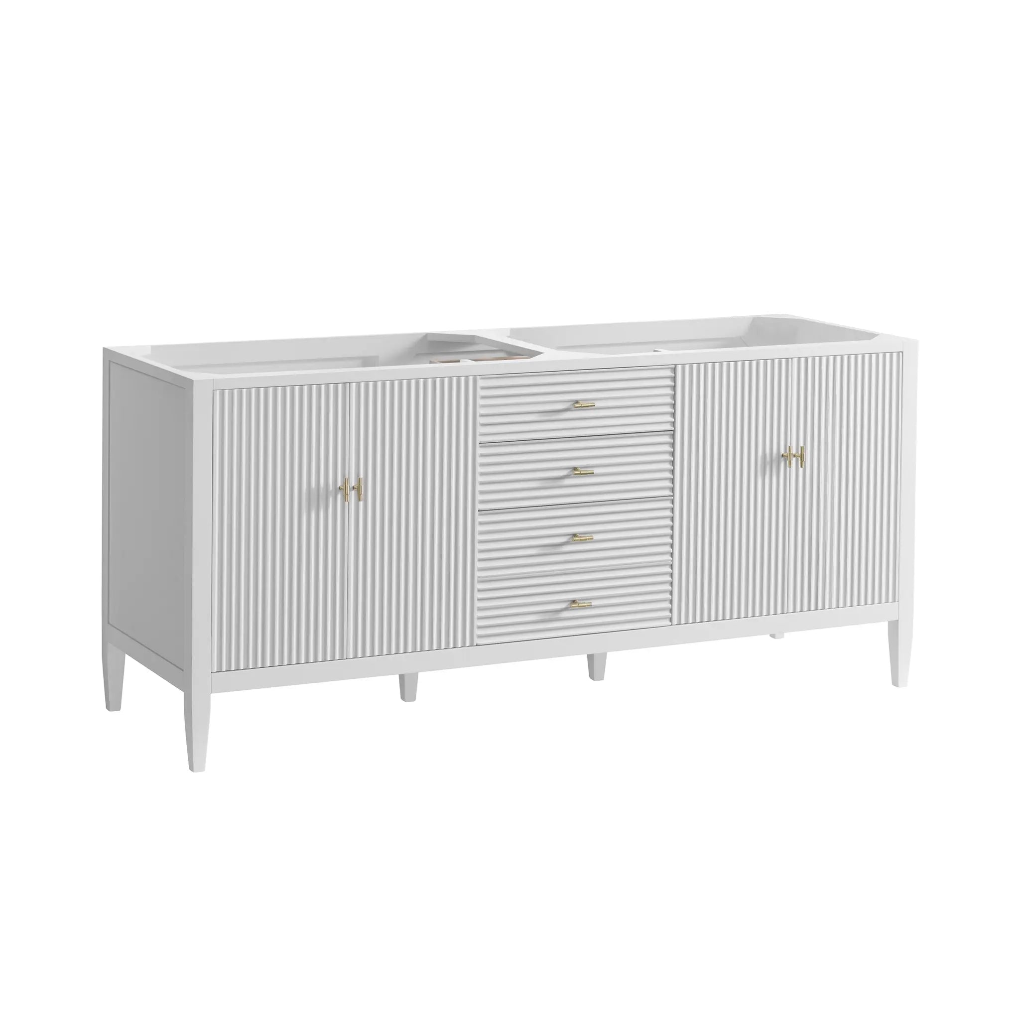 72" Myrrin Vanity in Bright White by James Martin Vanities
