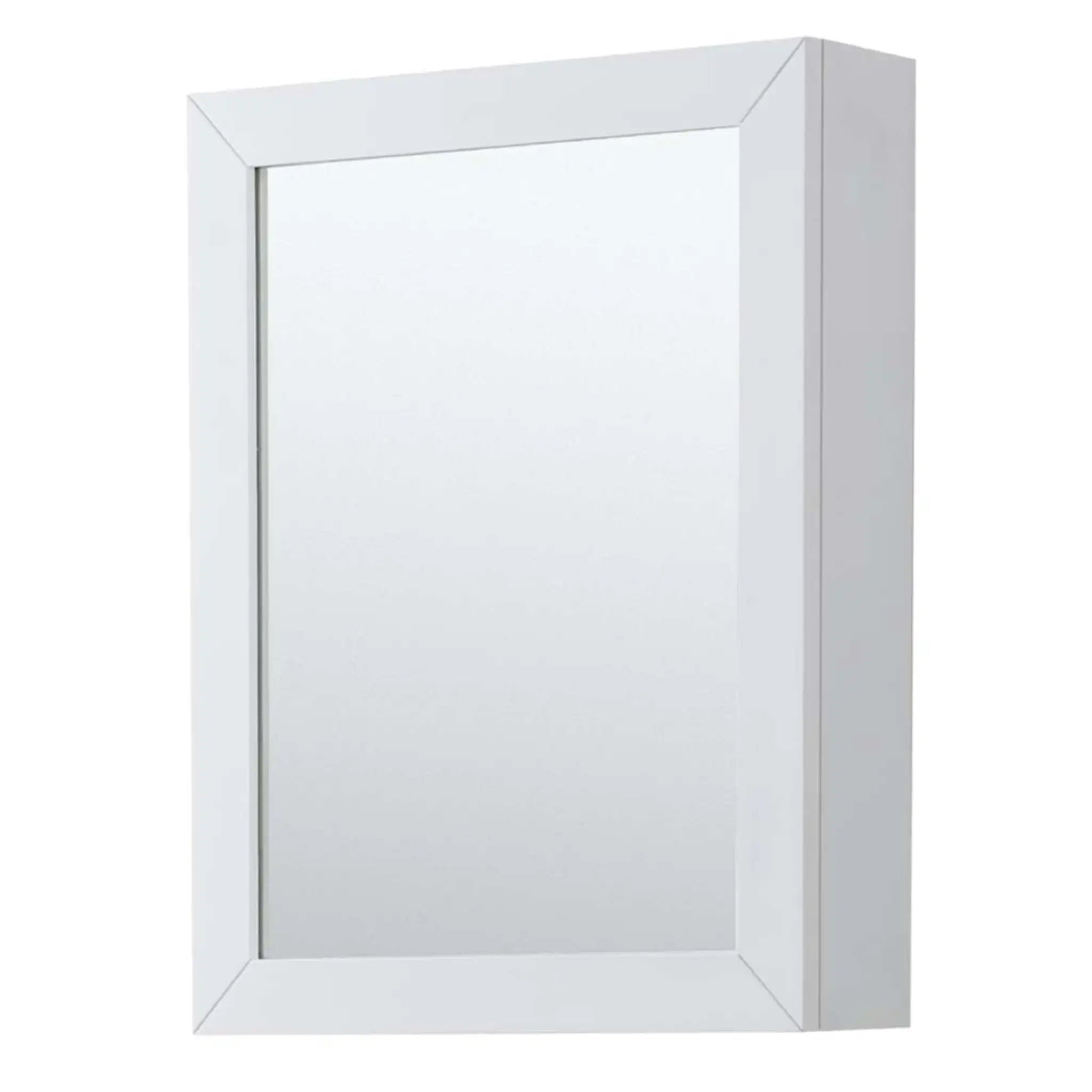 80" Daria Double Bathroom Vanity in White with Matte Black Trim & Medicine Cabinet by Wyndham