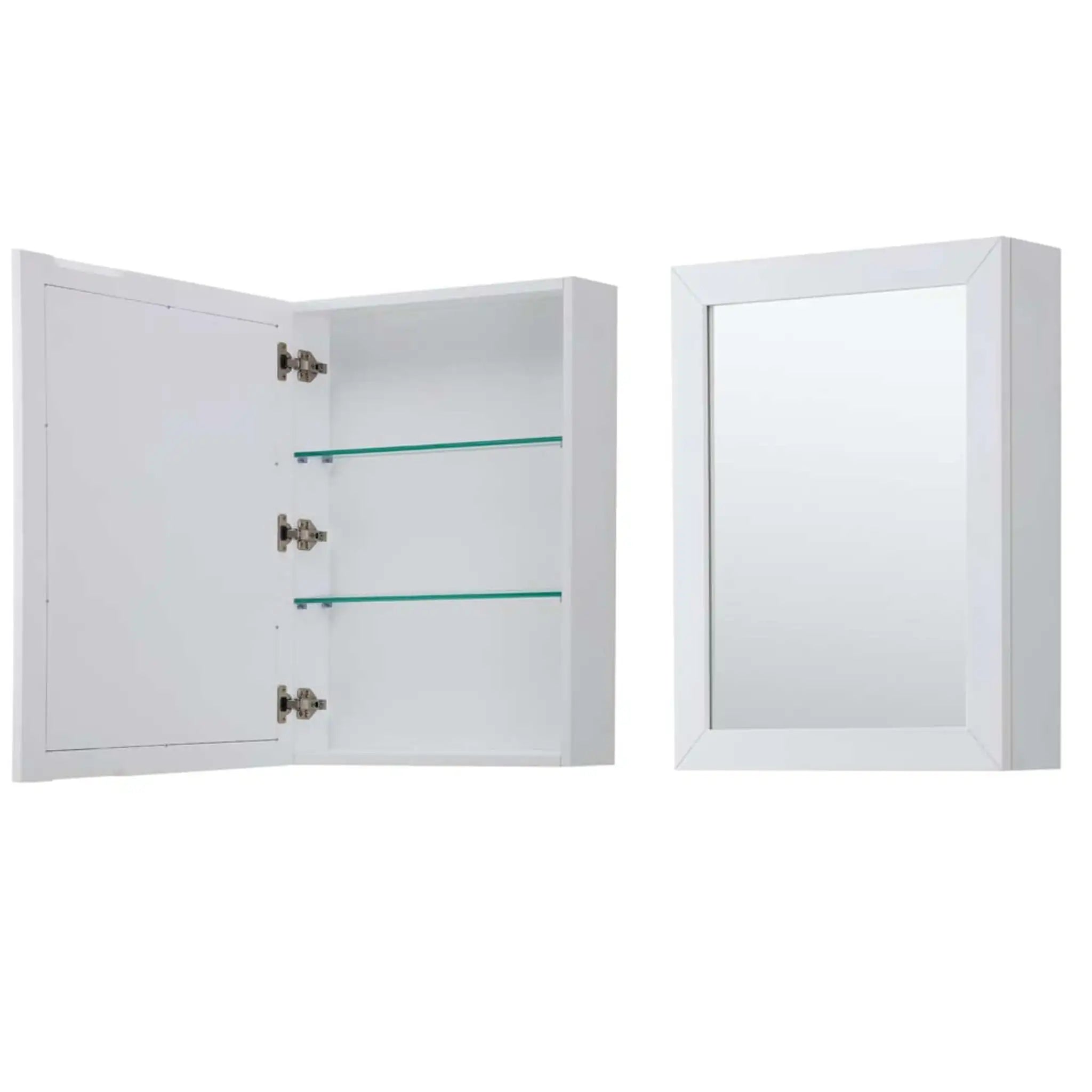 80" Daria Double Bathroom Vanity in White with Polished Chrome Trim & Medicine Cabinet by Wyndham