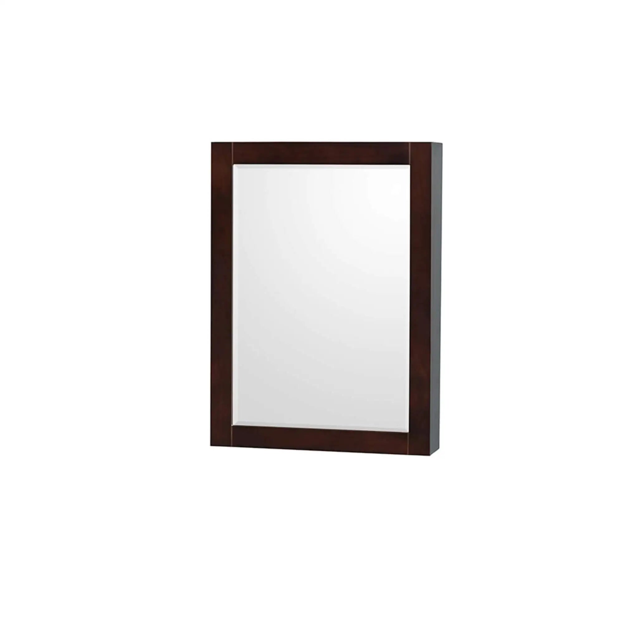 80" Sheffield Double Bathroom Vanity in Espresso with Brushed Chrome Trim & Medicine Cabinet by Wyndham