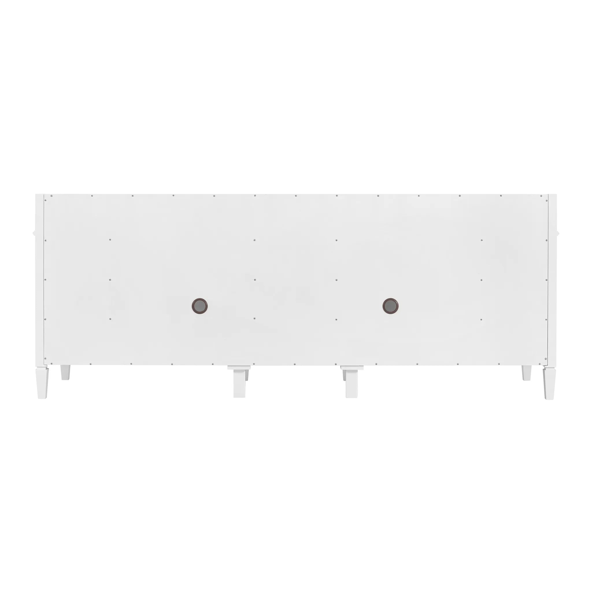 84" Double Vanity in Bright White image 2
