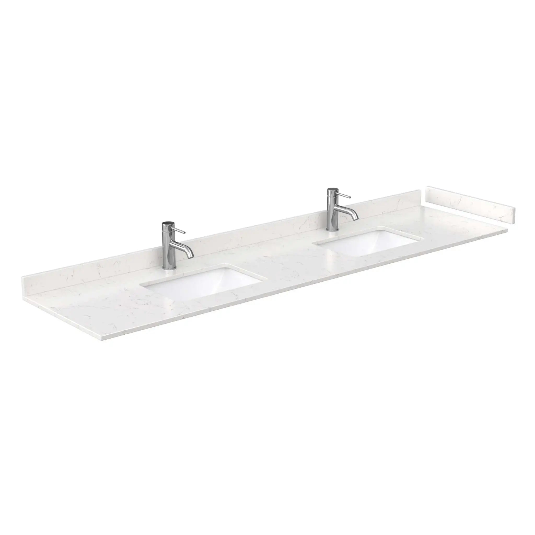 84-strada-double-bathroom-vanity-in-white-with-satin-bronze-trim-70-mirror-carrara-cultured-marble-1-hole image 10