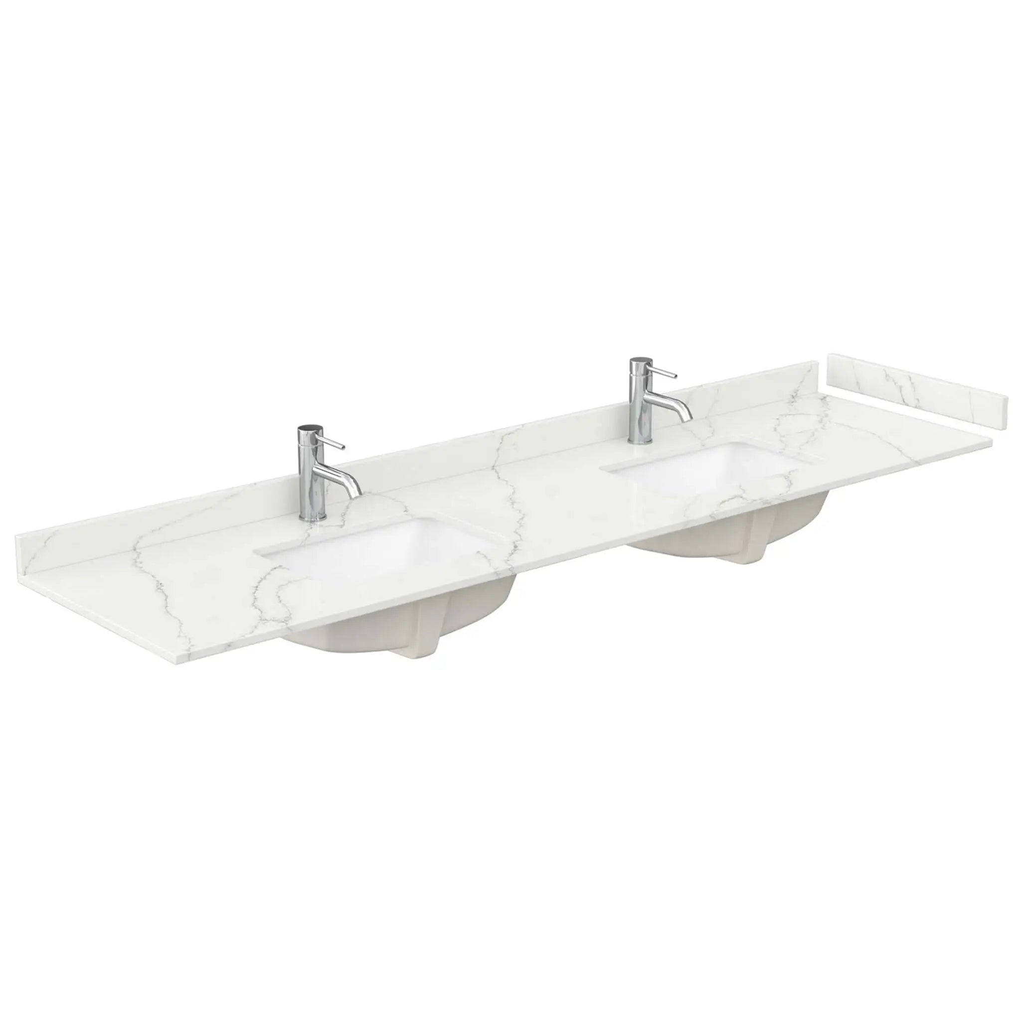 84-strada-double-bathroom-vanity-in-white-with-satin-bronze-trim-70-mirror-giotto-quartz-1-hole image 22