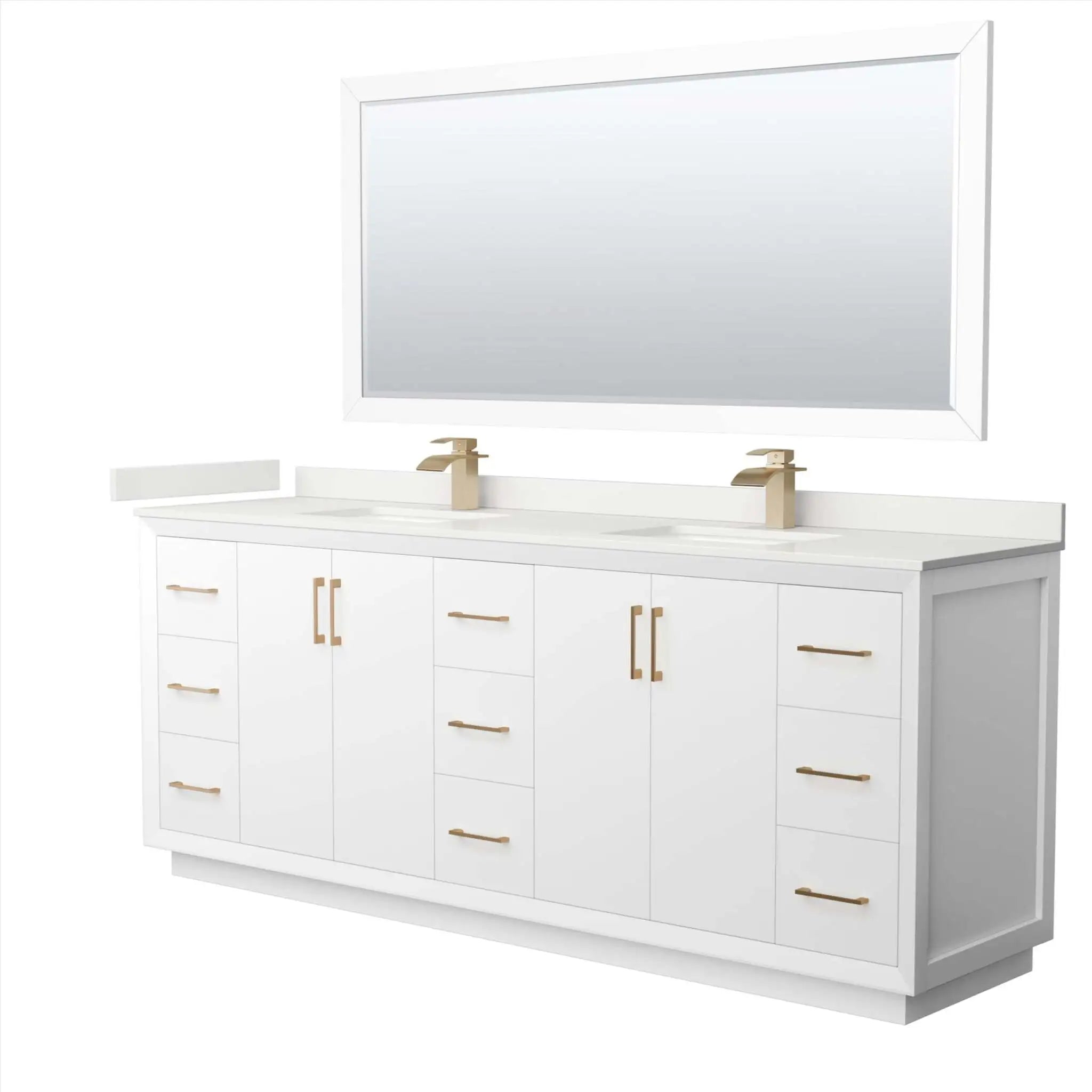 84-strada-double-bathroom-vanity-in-white-with-satin-bronze-trim-70-mirror-white-quartz-1-hole image 24