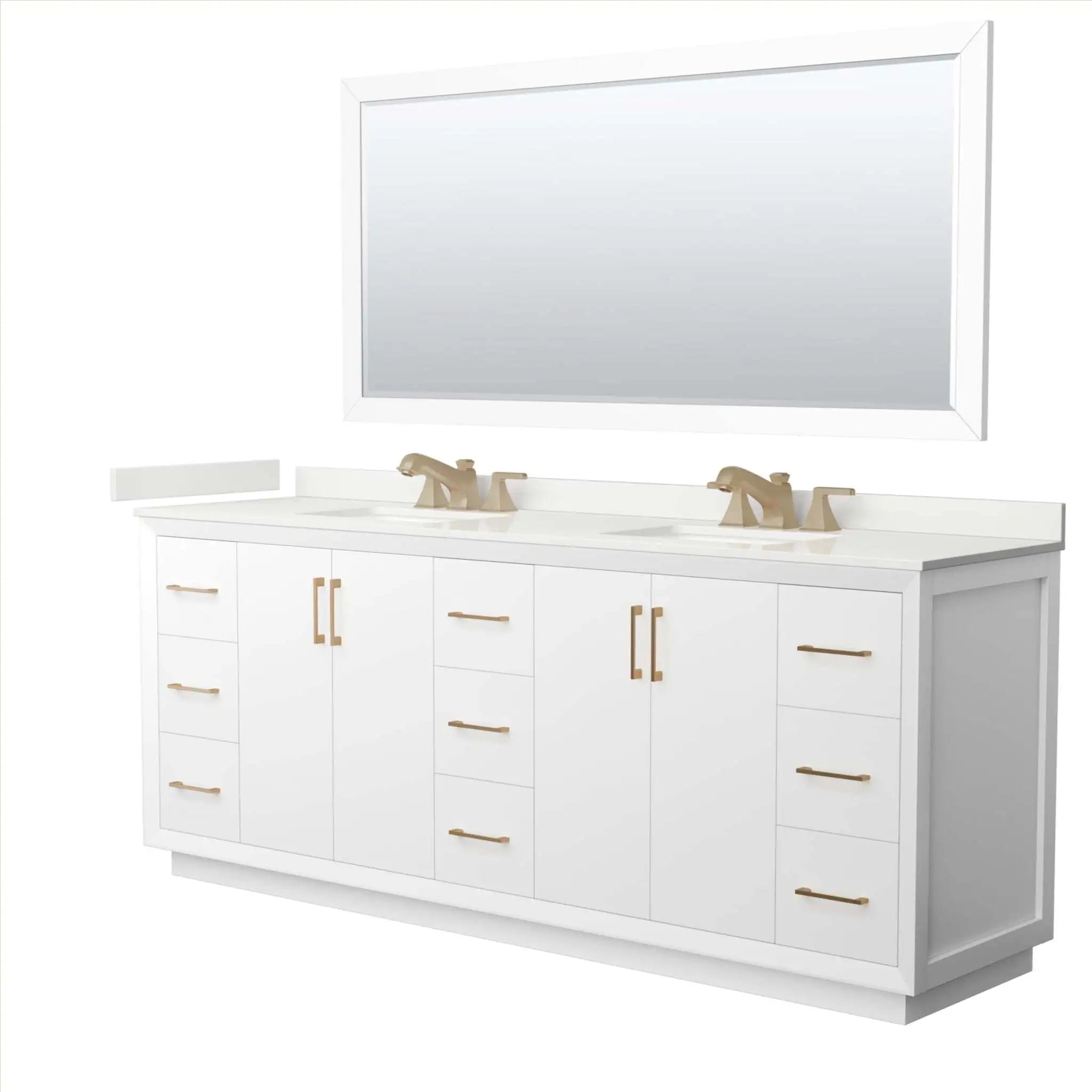 84-strada-double-bathroom-vanity-in-white-with-satin-bronze-trim-70-mirror-white-quartz-3-hole image 36