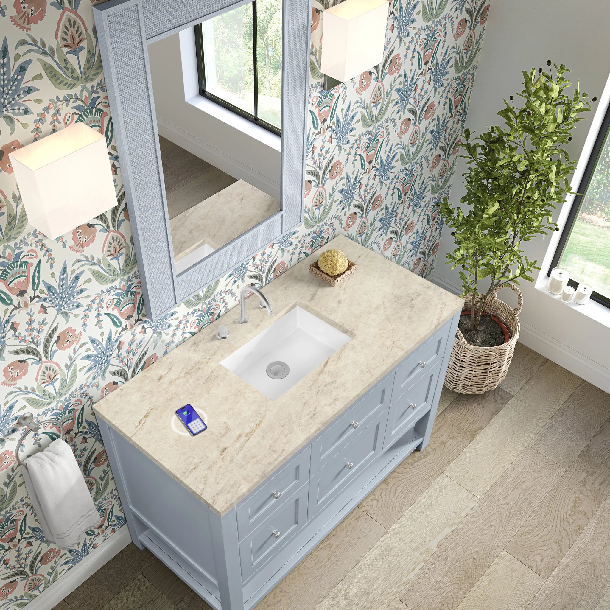 breckenridge-48-single-vanity-in-serenity-blue-w-freepower-wireless-charger-by-james-martin-vanities-330-v48-m-srb-tajnar-eclos-zero-silica image 11
