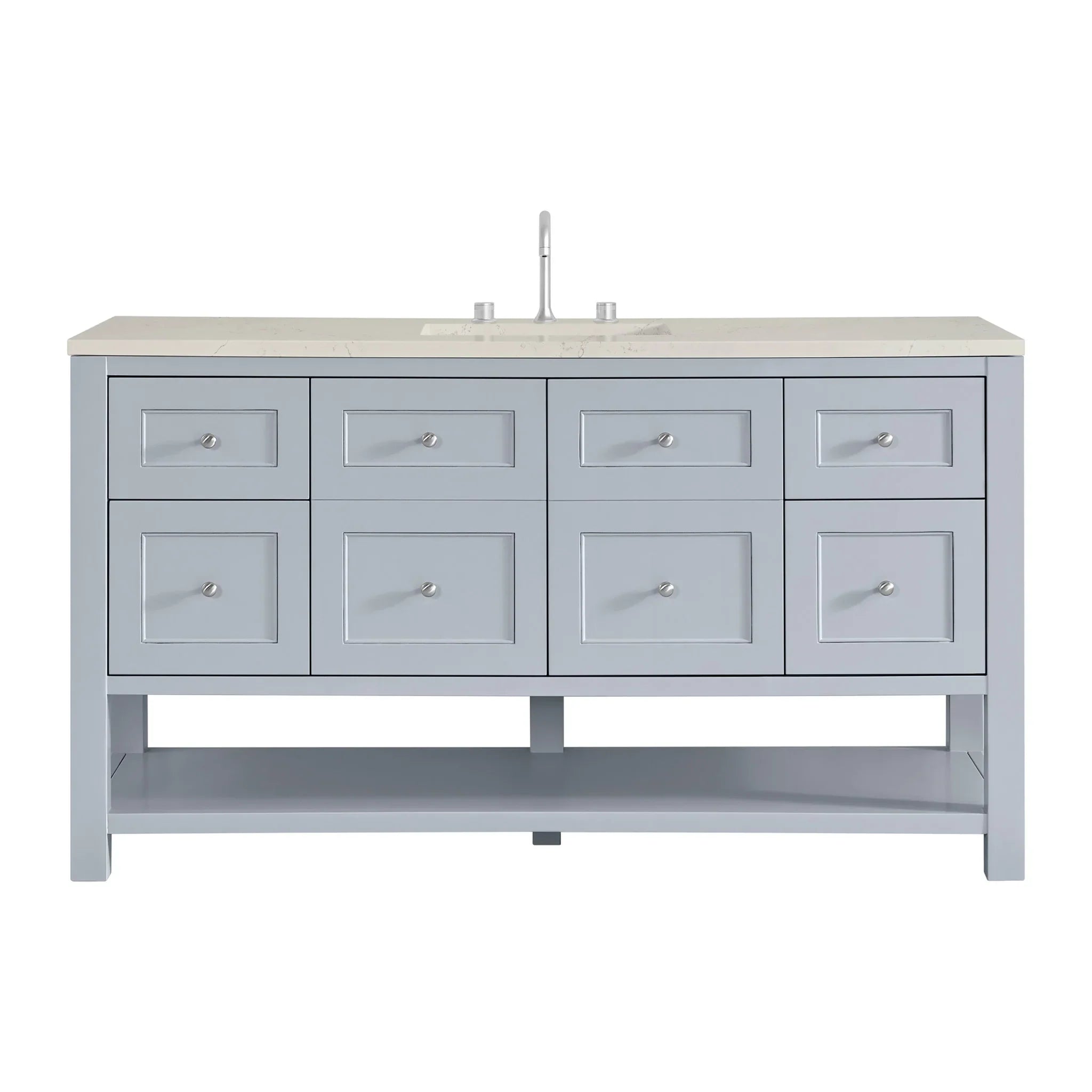 60" Breckenridge Single Vanity in Serenity Blue by James Martin Vanities - AURA Modern Home