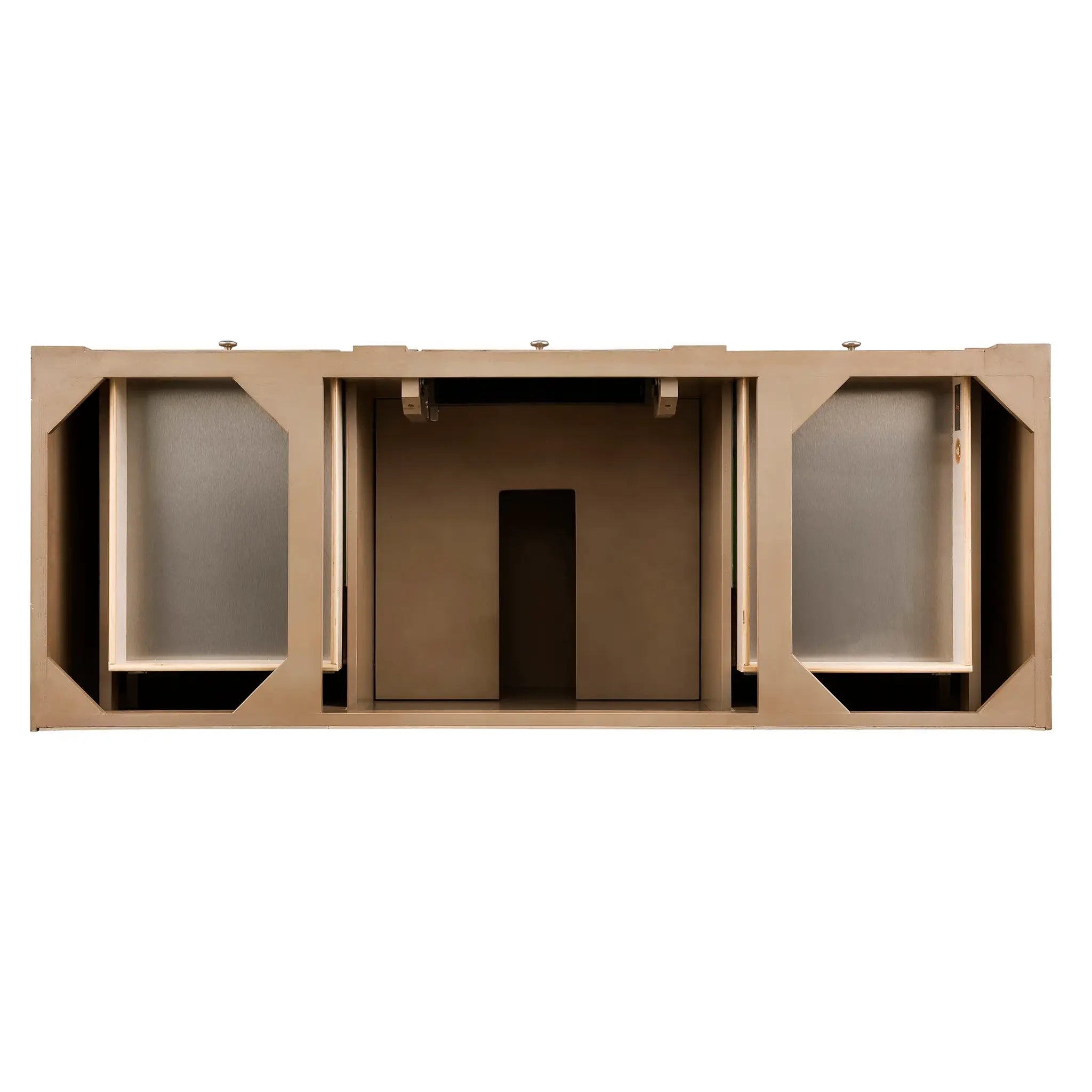Bristol 60" Single Vanity Whitewashed Walnut w/FreePower Wireless Charger-Cabinet Only-Not Available image 1