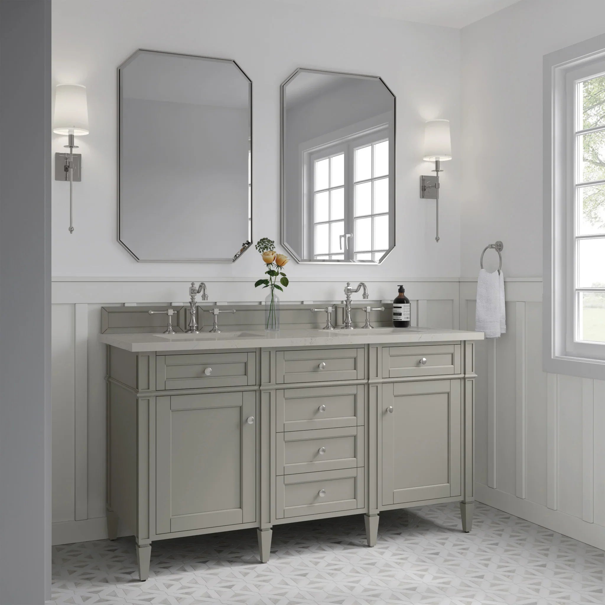 brittany-60-double-vanity-in-urban-gray-w-freepower-wireless-charger-by-james-martin-vanities-siberian-silestone image 5