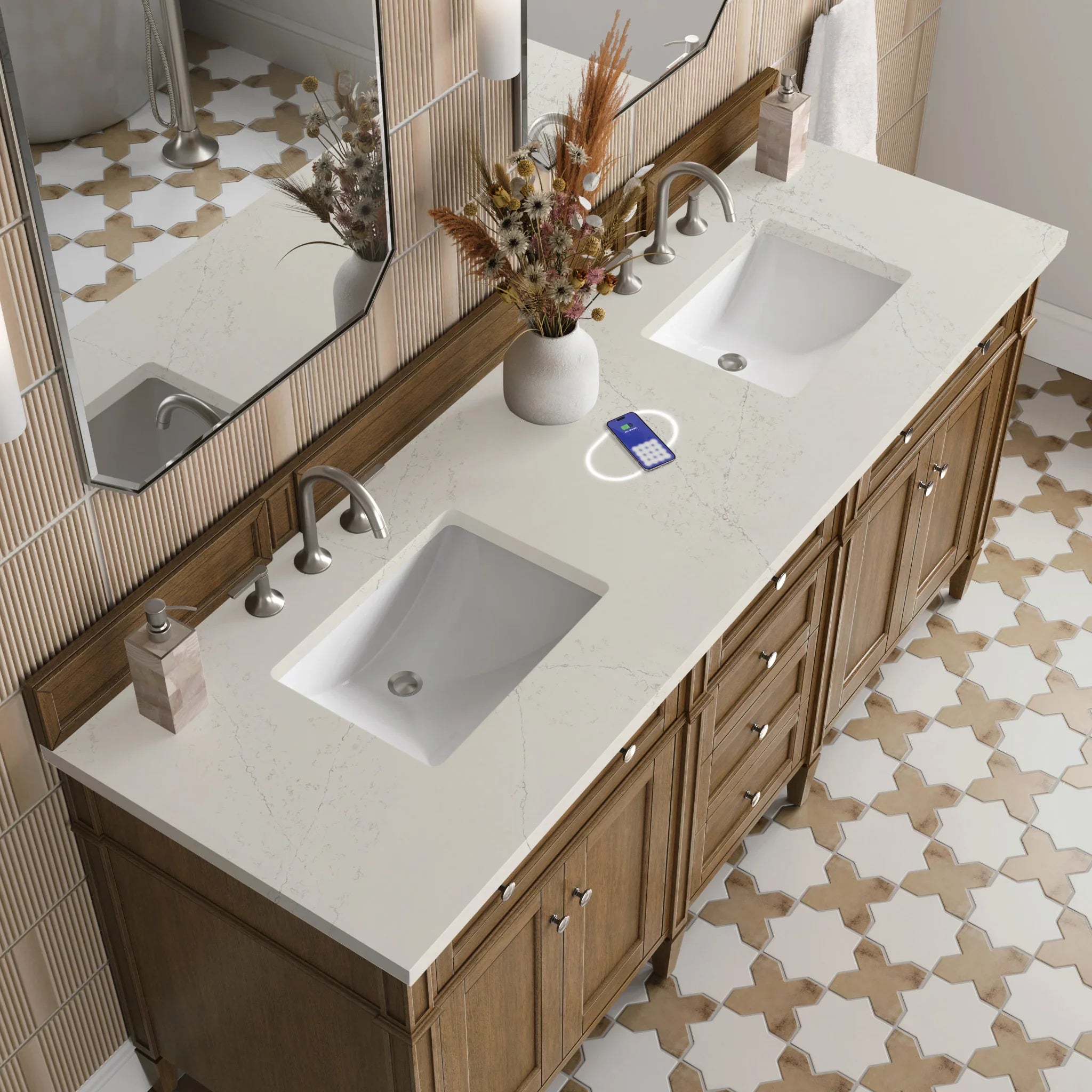 brittany-72-double-vanity-in-saddle-brown-w-freepower-wireless-charger-by-james-martin-vanities-siberian-silestone image 7