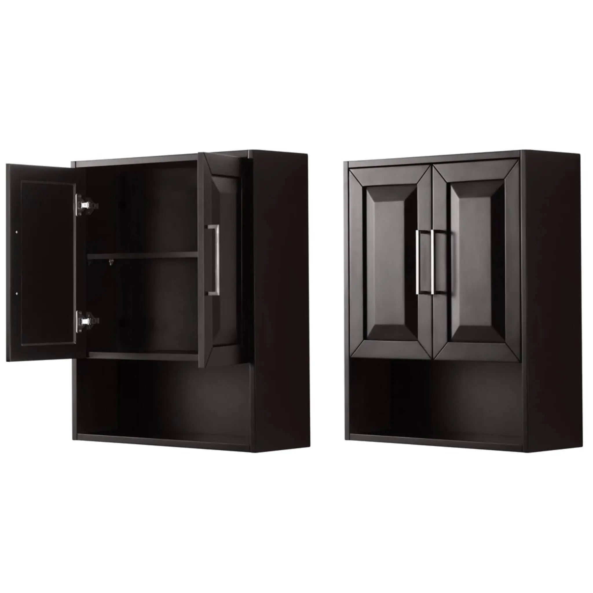 Dark Espresso Bathroom Wall Cabinet - Daria by Wyndham (WCV2525WCDE) image 2
