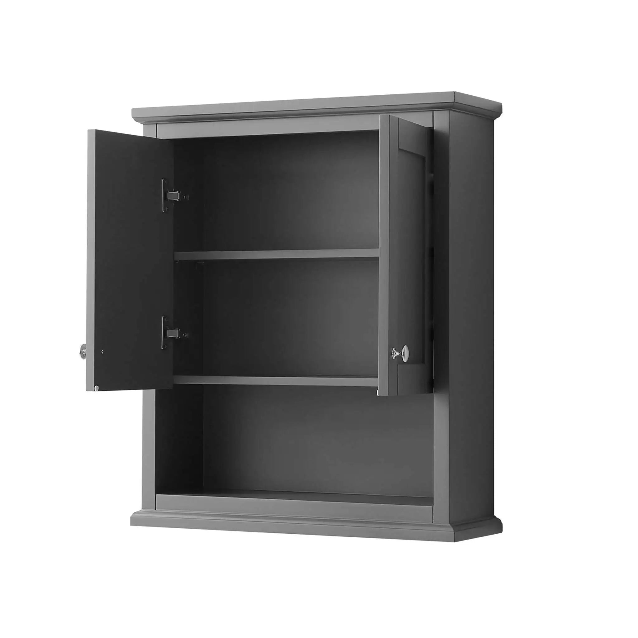 Dark Gray Bathroom Wall Cabinet - Avery by Wyndham (WCV2323WCKG) image 1
