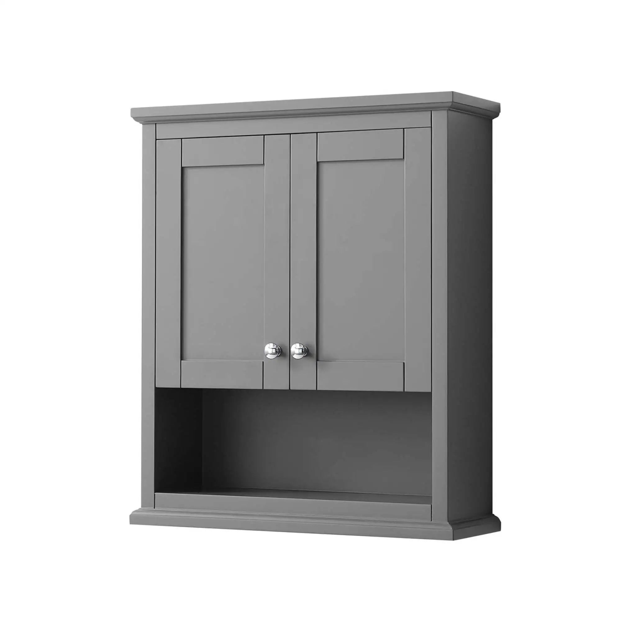 Dark Gray Bathroom Wall Cabinet - Avery by Wyndham (WCV2323WCKG) image